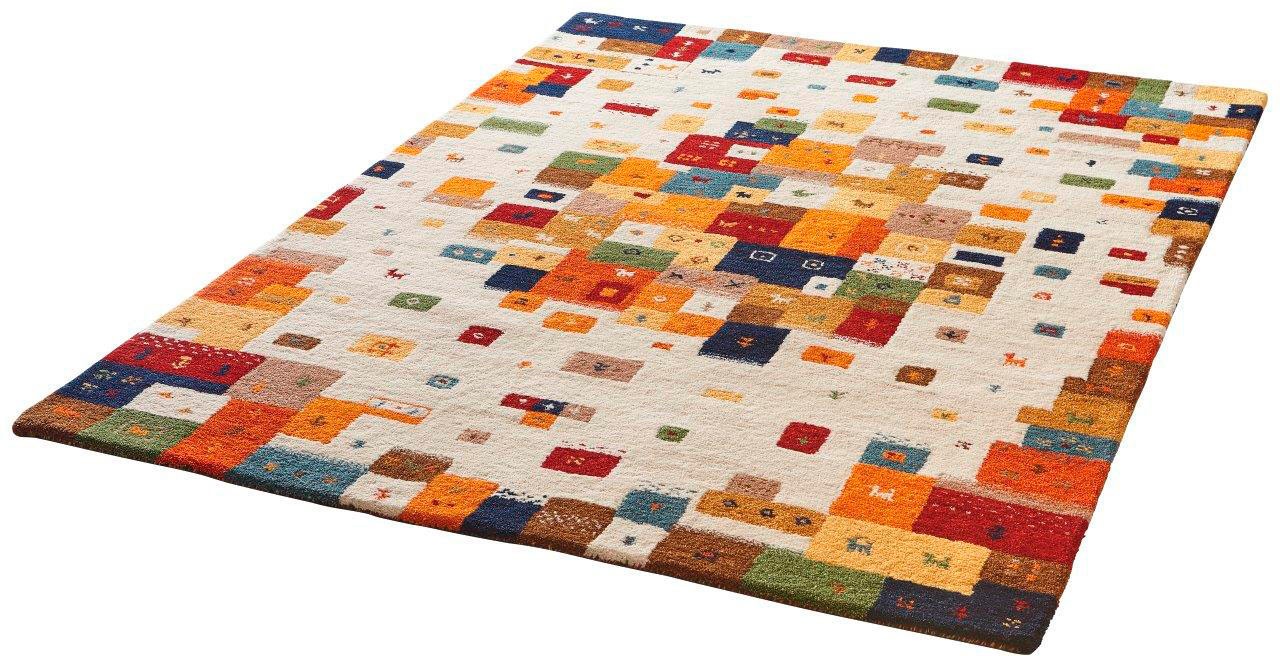 Image of Dekowe Wollteppich »Elodie«, rechteckig, 13 mm Höhe, reine Wolle, Orient-Optik, Gabbeh Design, ideal im Wohnzimmer & Schlafzimmer bei Ackermann Versand Schweiz