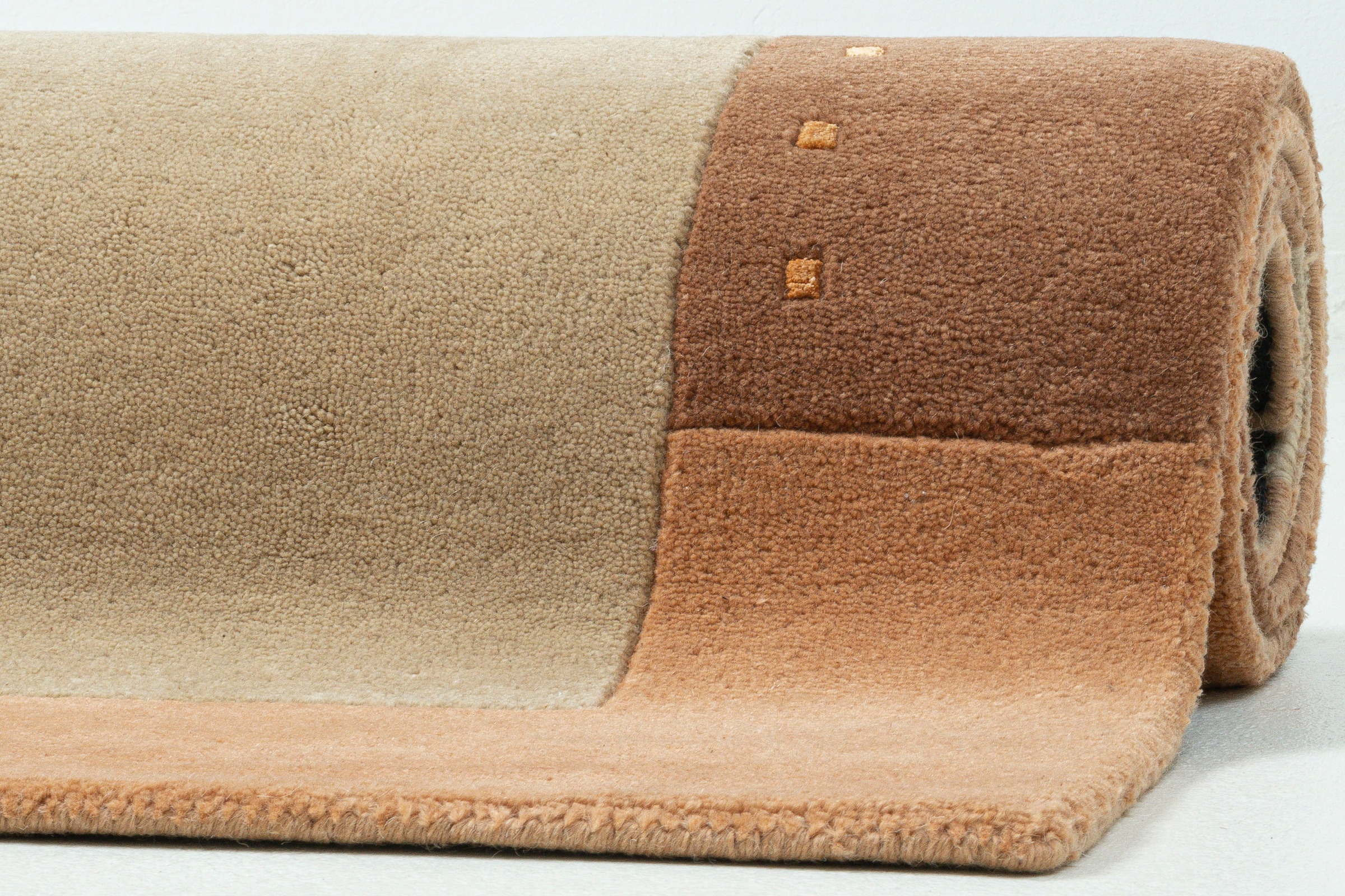 THEKO Bordure de lit »Royal Ganges« Höhe 13 mm 3 cuis tlg. Bettvorleger, 3-teiliges Läufer-Set fürs Schlafzimmer, 100% Wolle