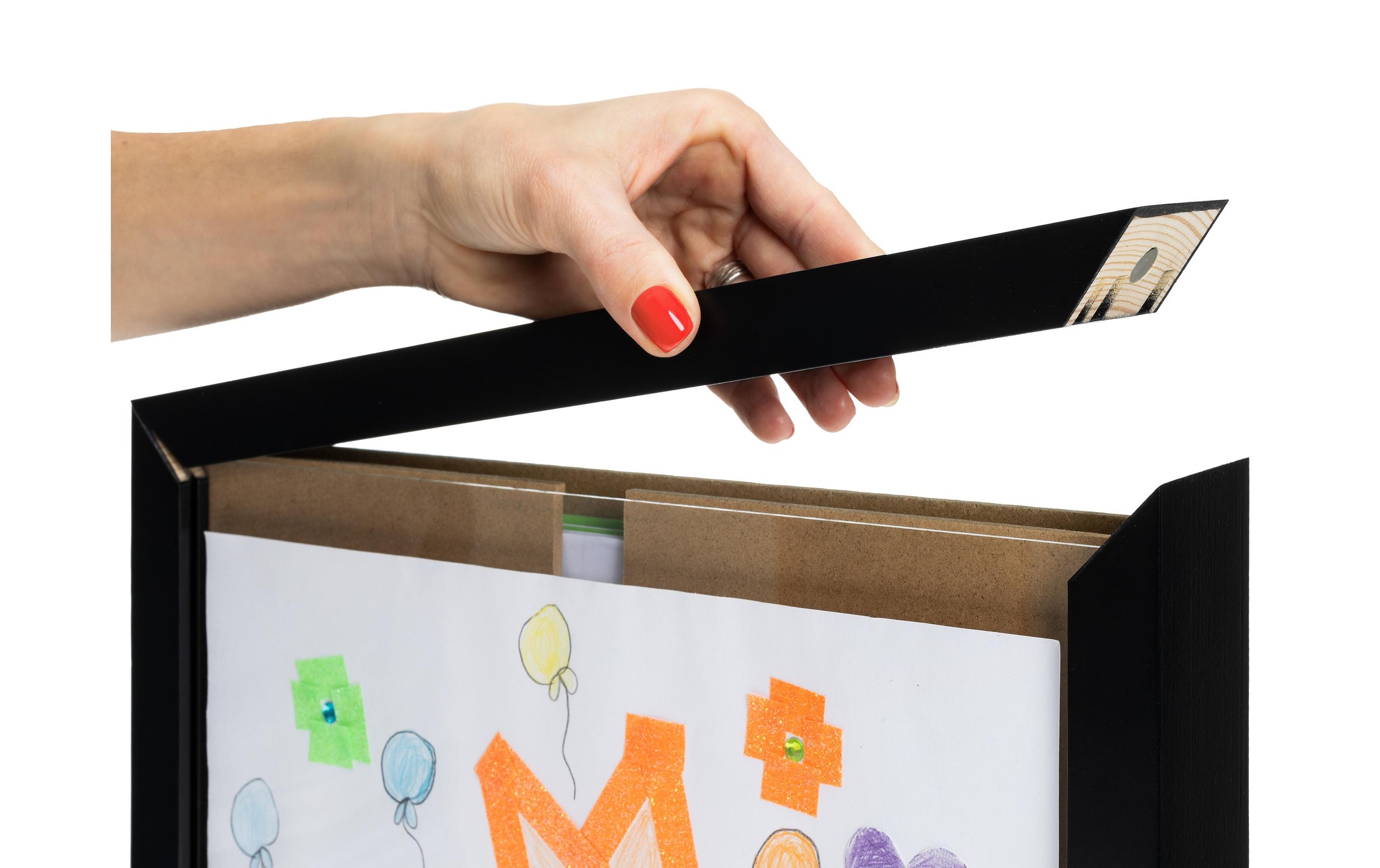 Cocon Bilderrahmen »für Kinderzeichnungen 35 x 26 x 5 cm«
