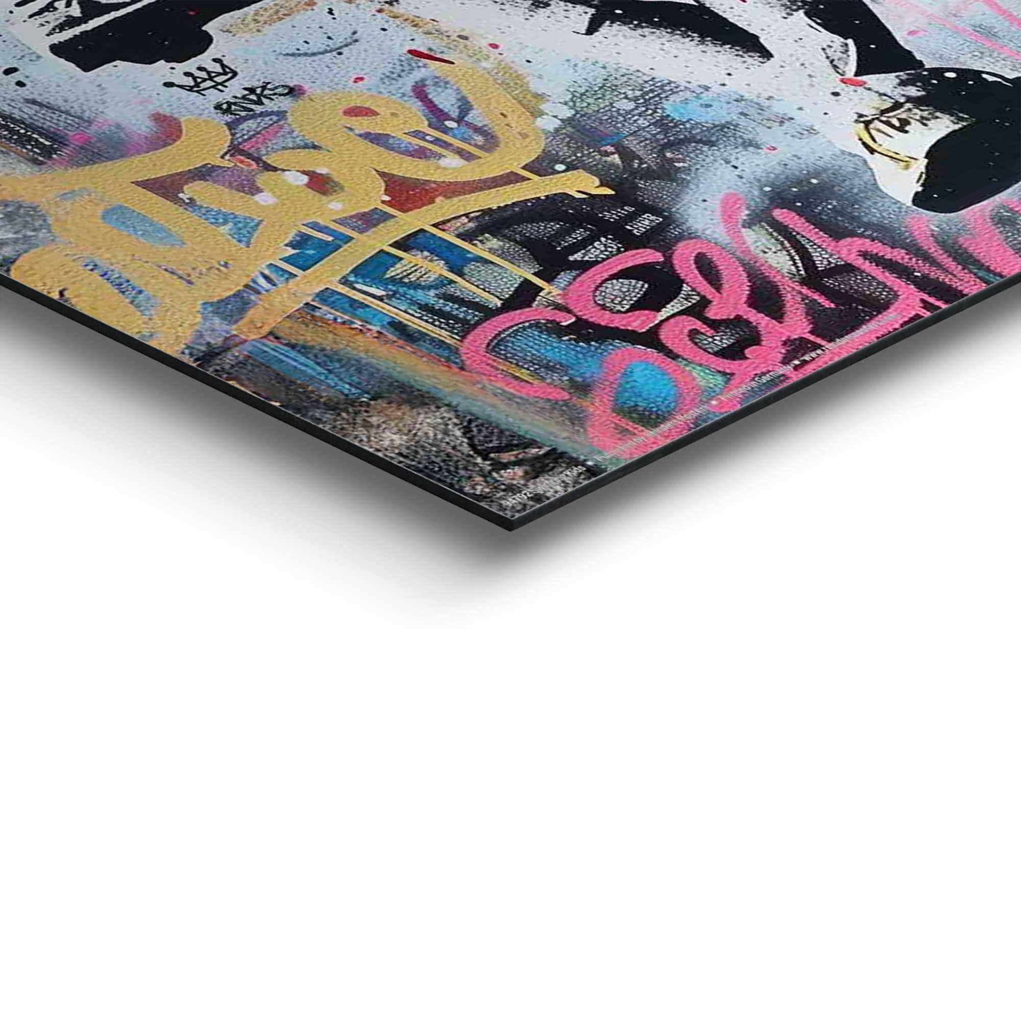 Reinders! Panneau déco »Swinging Kids« Kinderzimmer - Graffiti - Kinder - Schaukel - Mehrfarbig - MDF