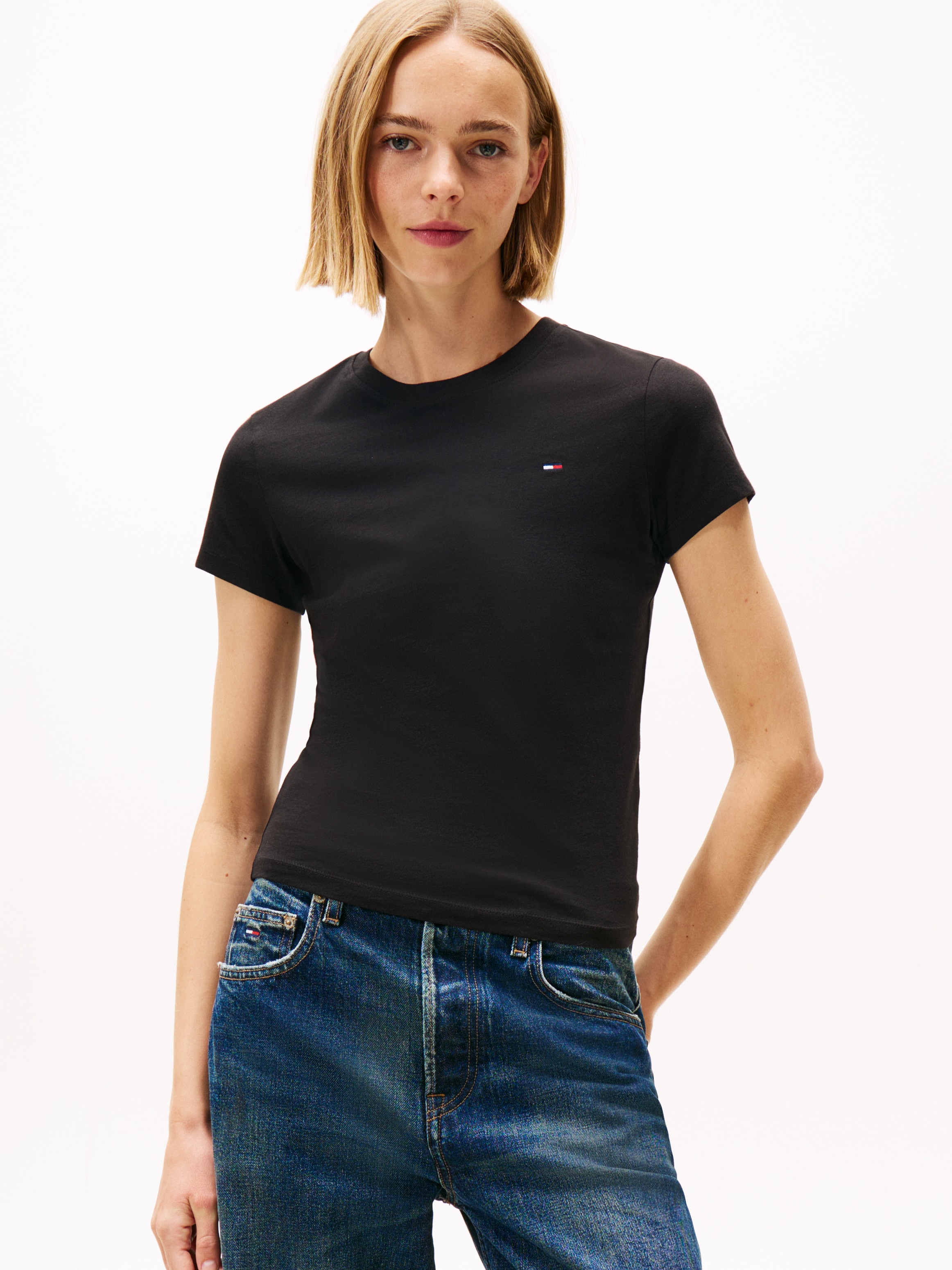 Tommy Jeans Kurzarmshirt »TJW 3PACK C-NECK TEE«, (Packung, 3 tlg., 3er-Pack)