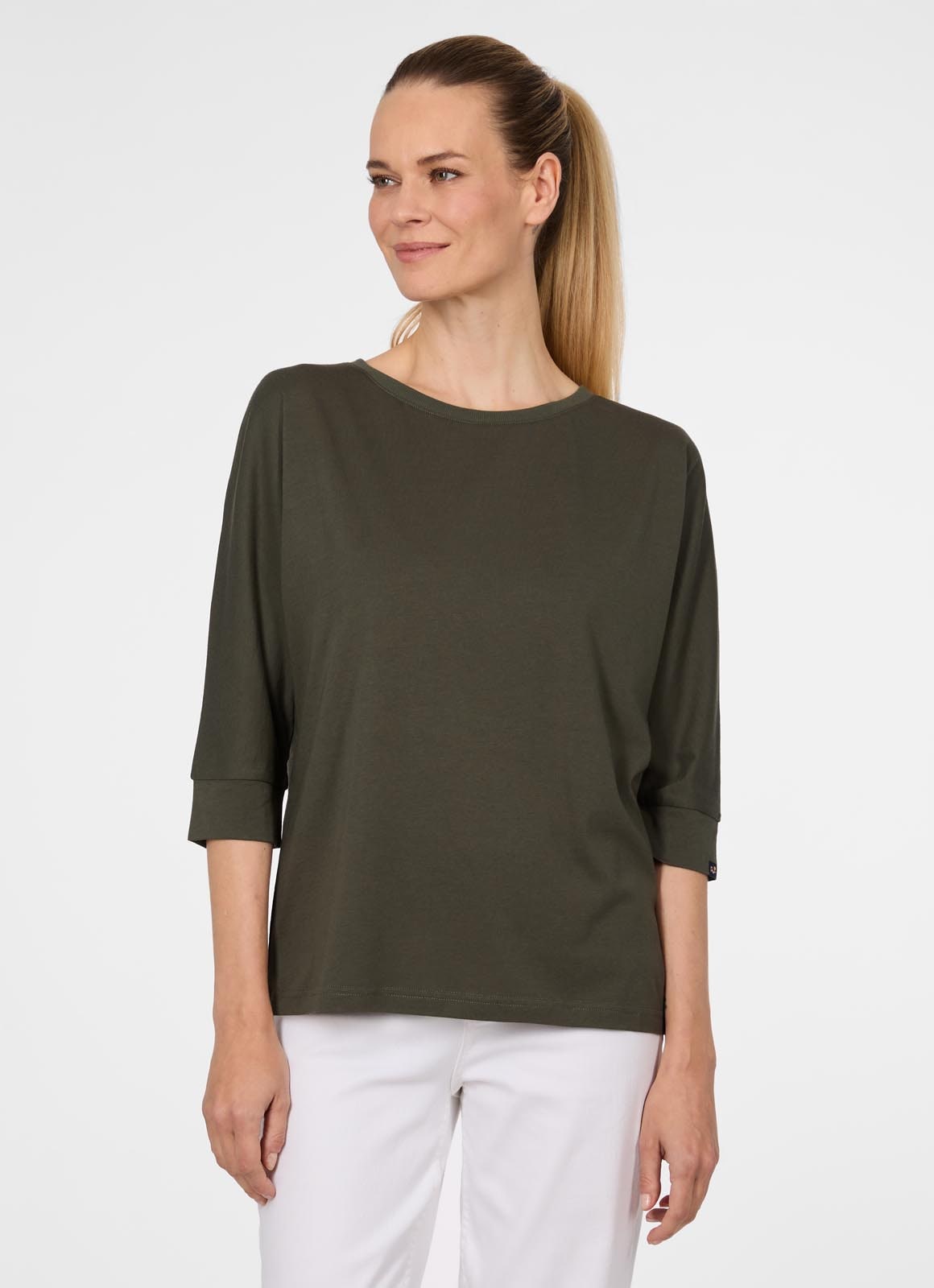 Ragwear 3/4-Arm-Shirt »SHIMONA« mit Rundhalsausschnitt, ohne Verschluss, aus Baumwollmischung
