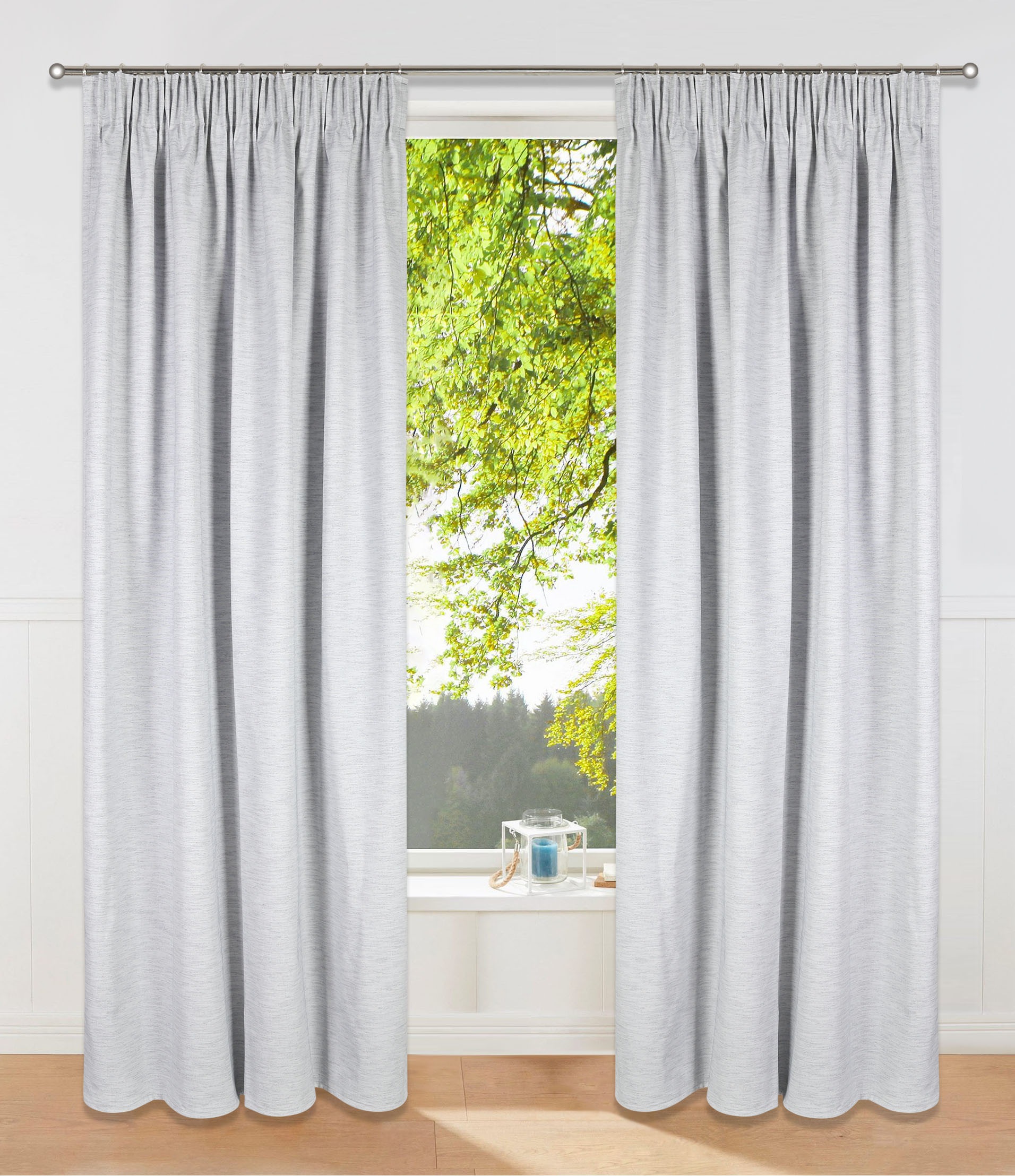 Image of elbgestoeber Verdunkelungsvorhang »Elbmantel 2«, (1 St.), Leinenoptik, blickdicht, monochrom, bis 295 cm Länge bei Ackermann Versand Schweiz