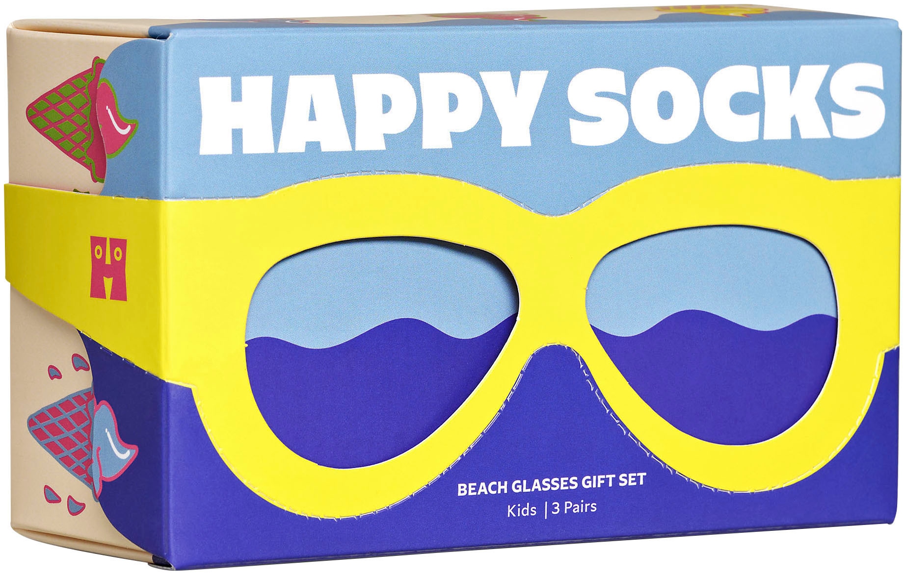 Happy Socks Socken, Beach Glasses Gift Set