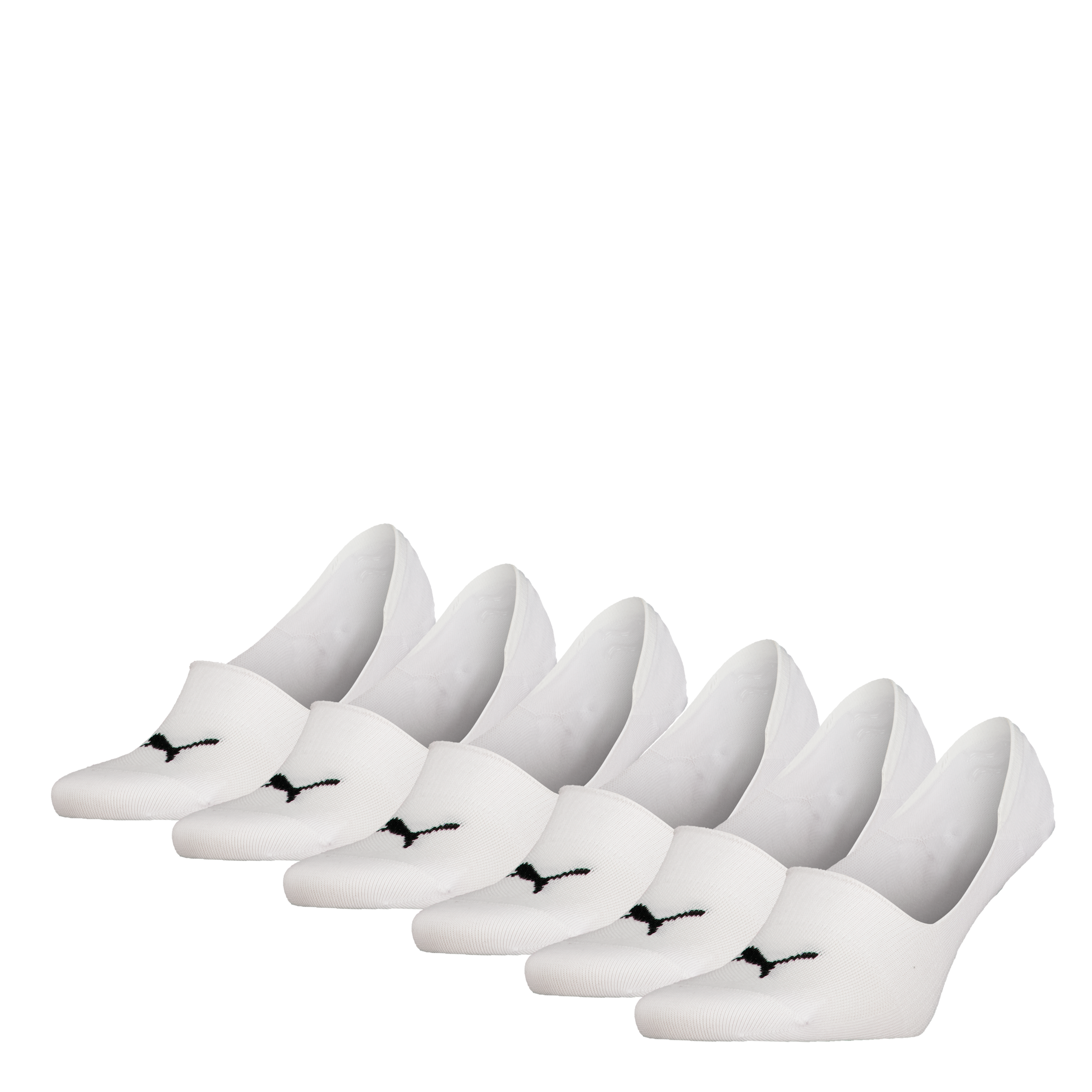 Image of PUMA Füsslinge "PUMA UNISEX MID CUT FOOTIE 6P ECOM" 6er-Pack, mit rutschfestem Fersengriff