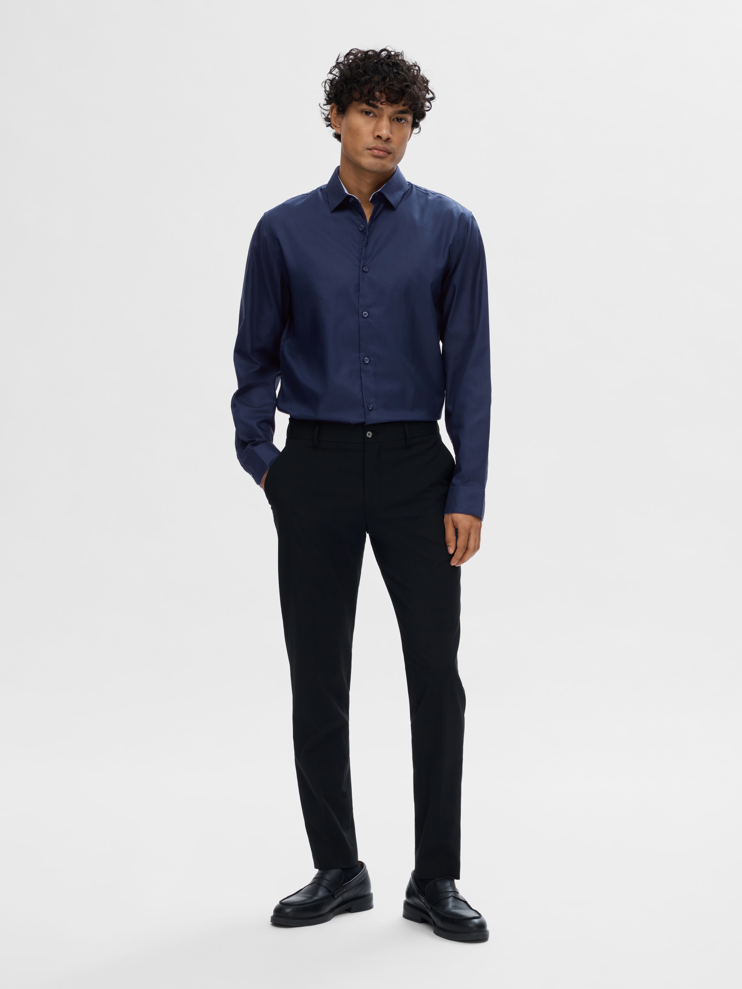 SELECTED Langarmhemd »SLHSLIMNEW-MARK SHIRT LS NOOS«