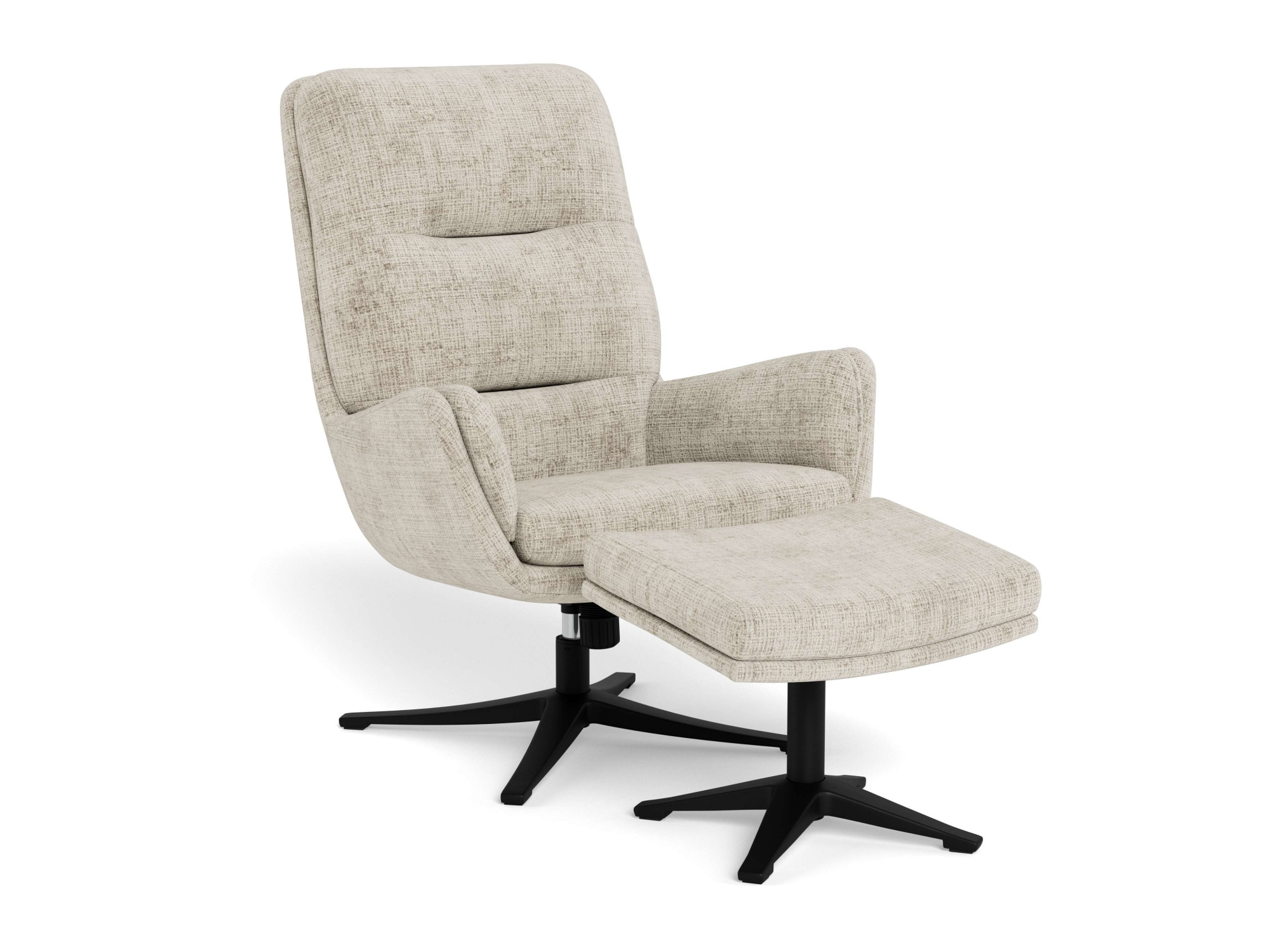 ACTONA GROUP Loungesessel »Sessel, Polsterstuhl« Recliner, beige, drehfunktion
