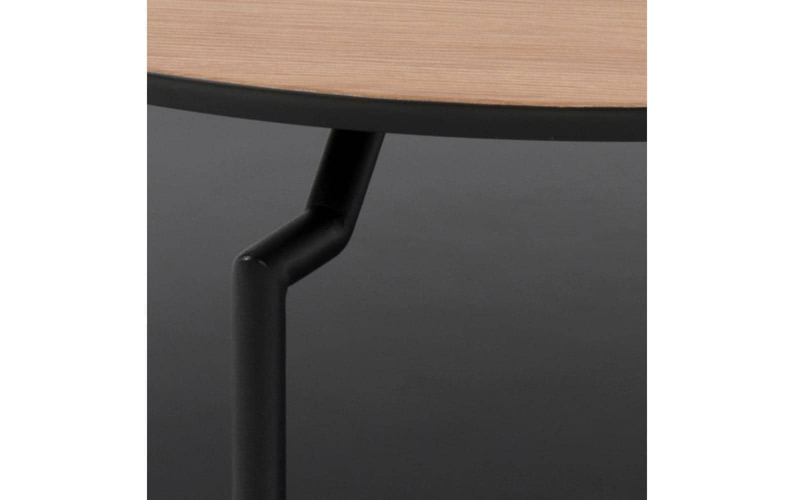 AC Design Couchtisch »Goldington Beistelltisch, Kaffetisch« Sofatisch, rund, dekorativem Rahmen, 1 Ablage, T: 80 cm