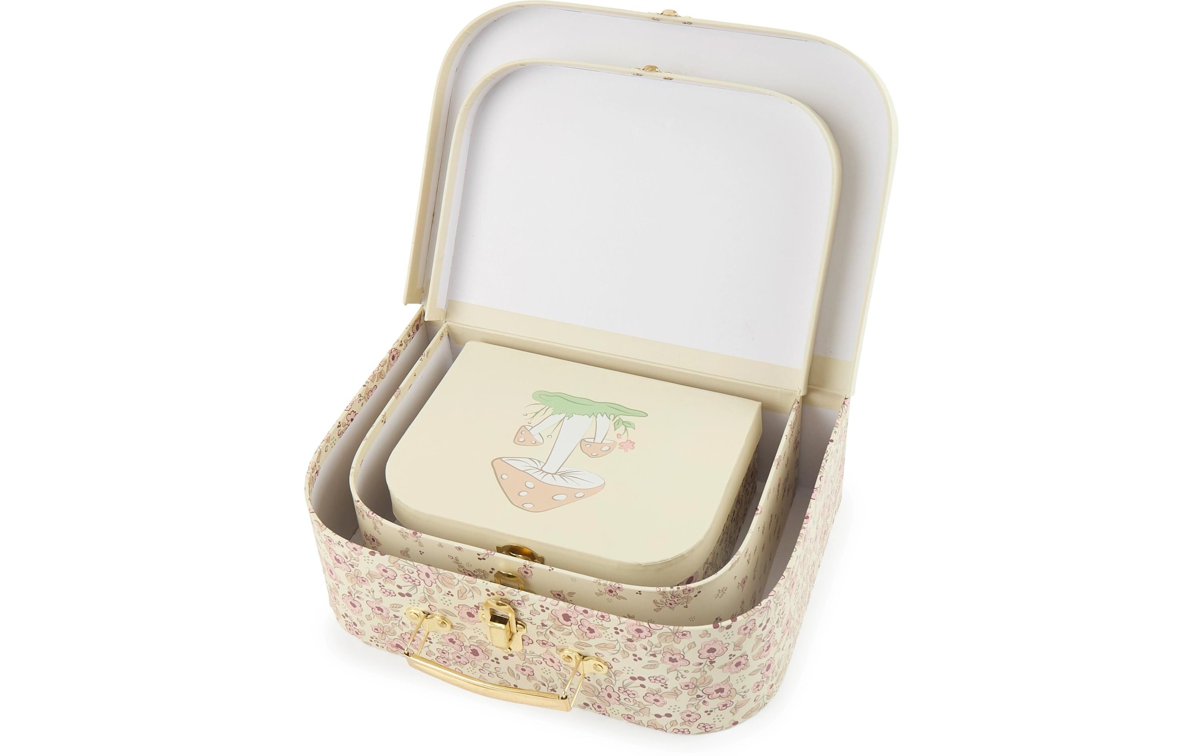 BIECO Spielwerkzeugkoffer »Ella vintage flowers 3er Set«