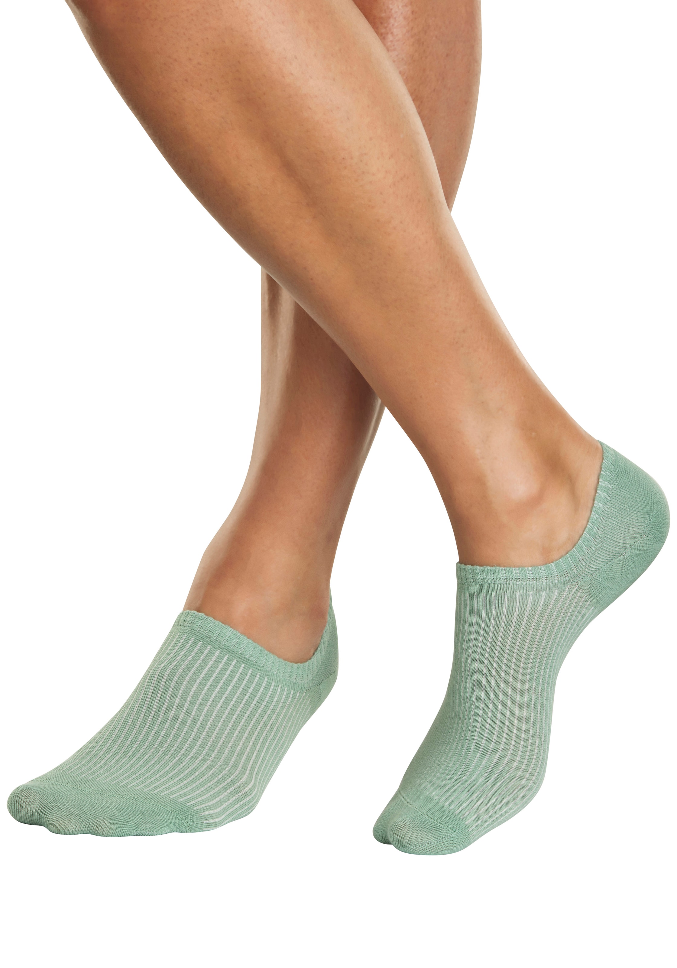 H.I.S Chaussettes de baskets Paquet, 7 Couple tlg. invisible und gerippt