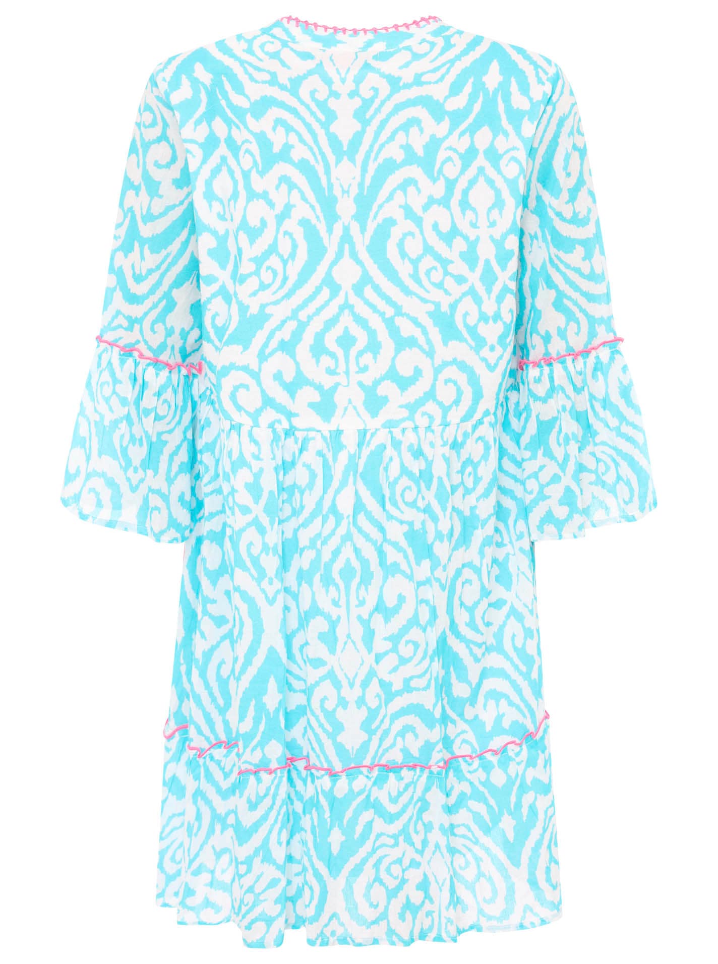 Zwillingsherz Sommerkleid »Kleid "Ornamente"«, mit Tasseln, Trompeten Ärmeln und Eingriffstaschen