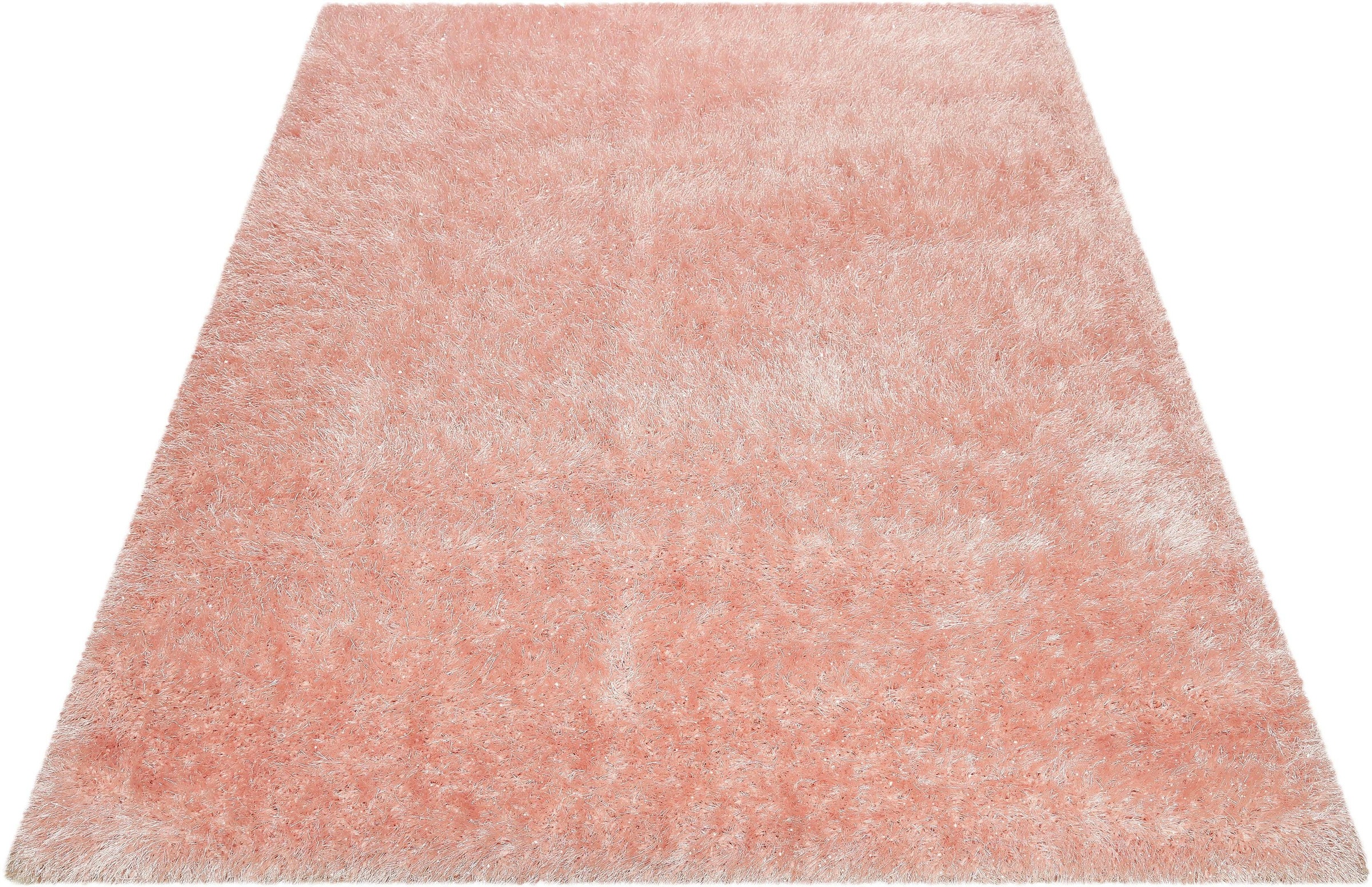 Image of Wecon home Hochflor-Teppich »Shiny Touch«, rechteckig, 70 mm Höhe, Glanzgarn, Wohnzimmer bei Ackermann Versand Schweiz