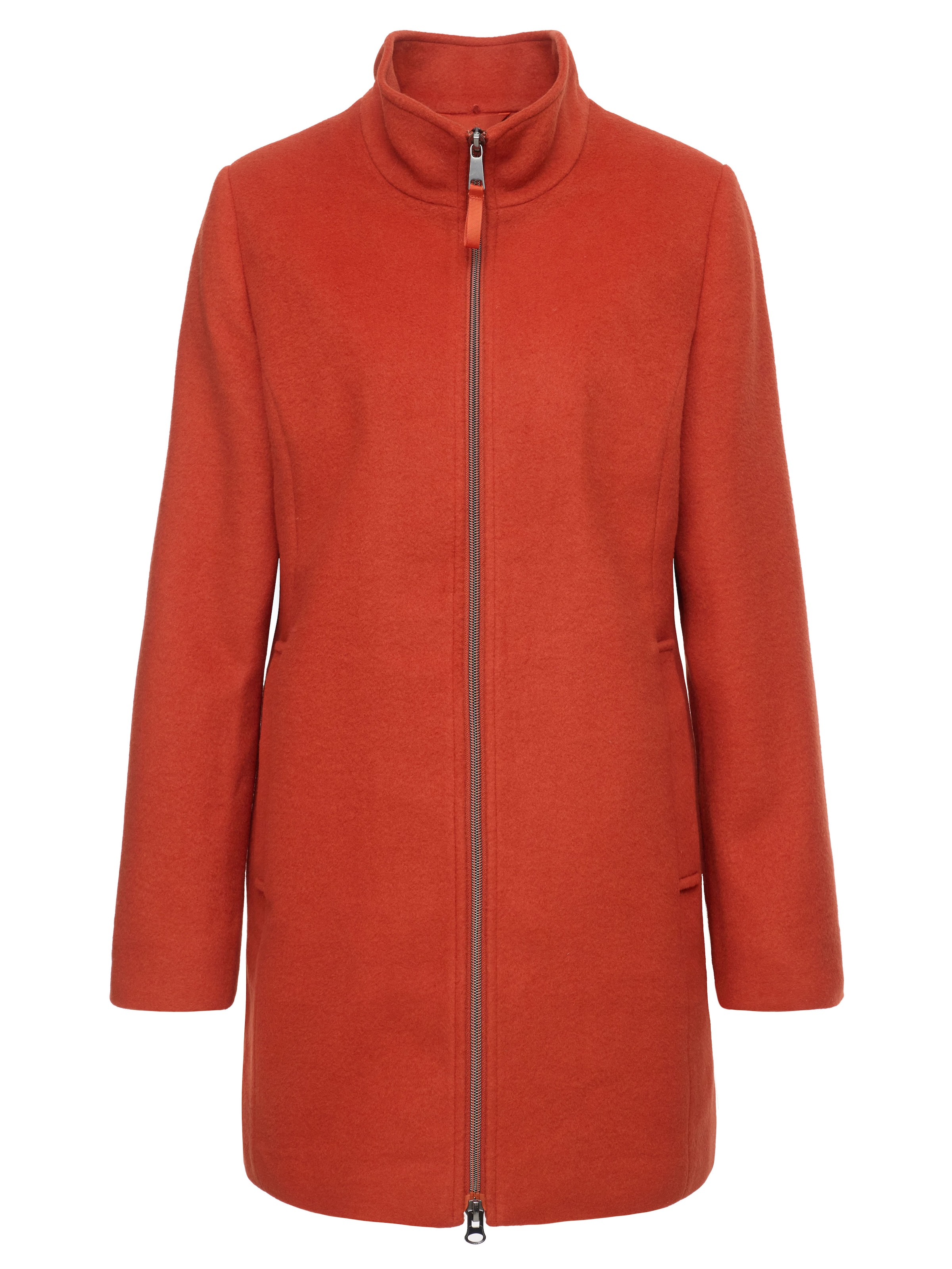 MANISA Wolljacke mit Kapuze mit herausnehmbarer Kapuze