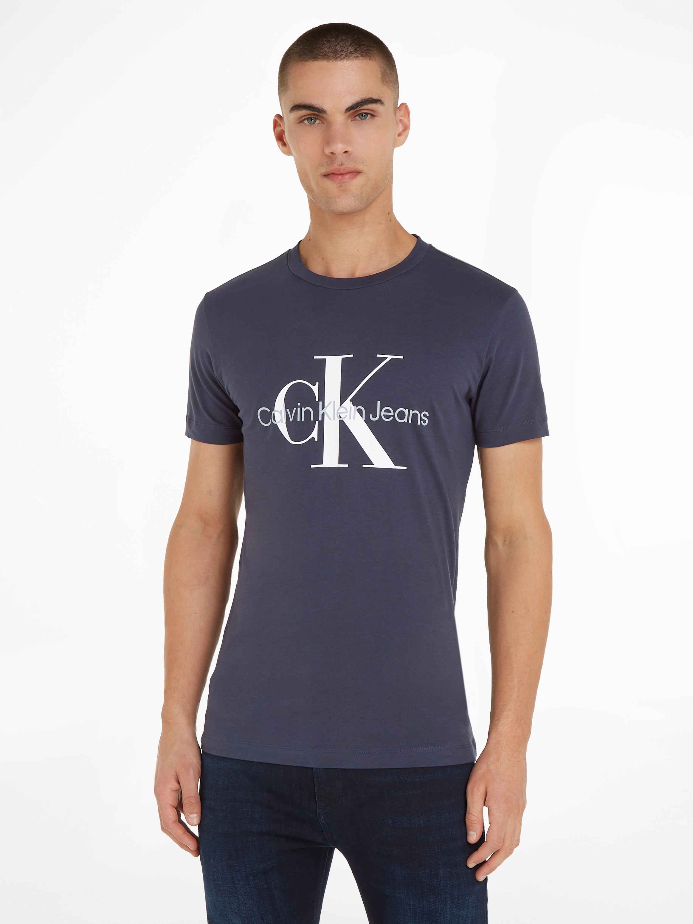 ♕ Calvin Klein Jeans T-Shirt »ICONIC MONOGRAM SLIM TEE« versandkostenfrei  auf