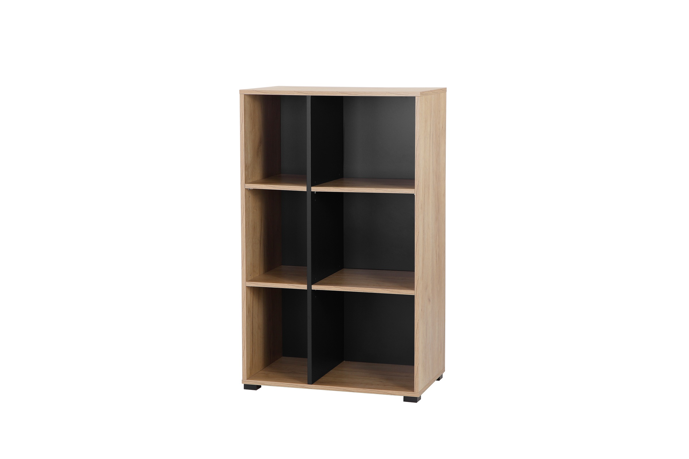 Image of GOODproduct Aktenregal "Moid," Bücherregal, Masse 64,5x40x106 cm, 6 Fächer für viel Stauraum