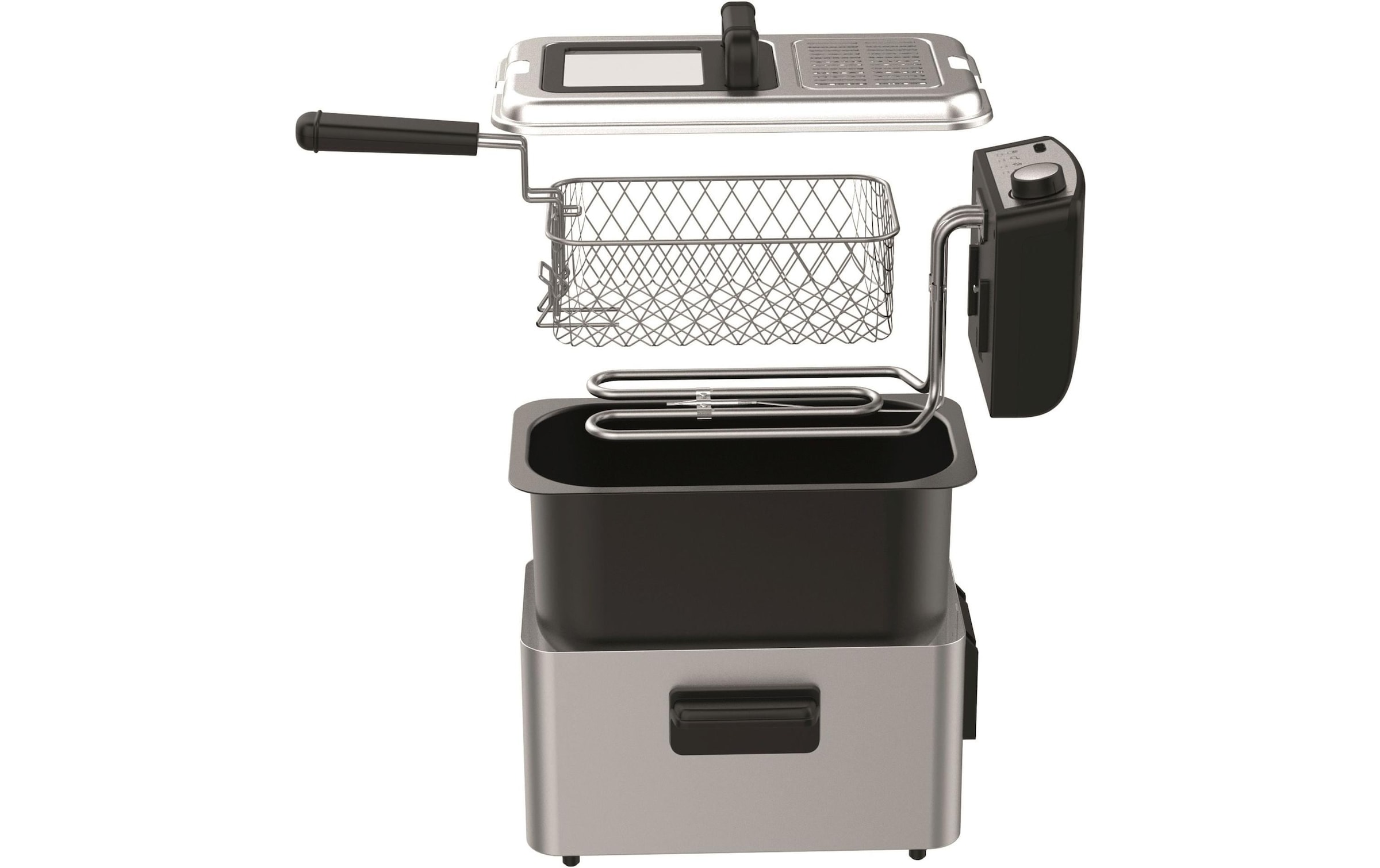 KOENIG Fritteuse »Inox, 1 kg«, 2000 W