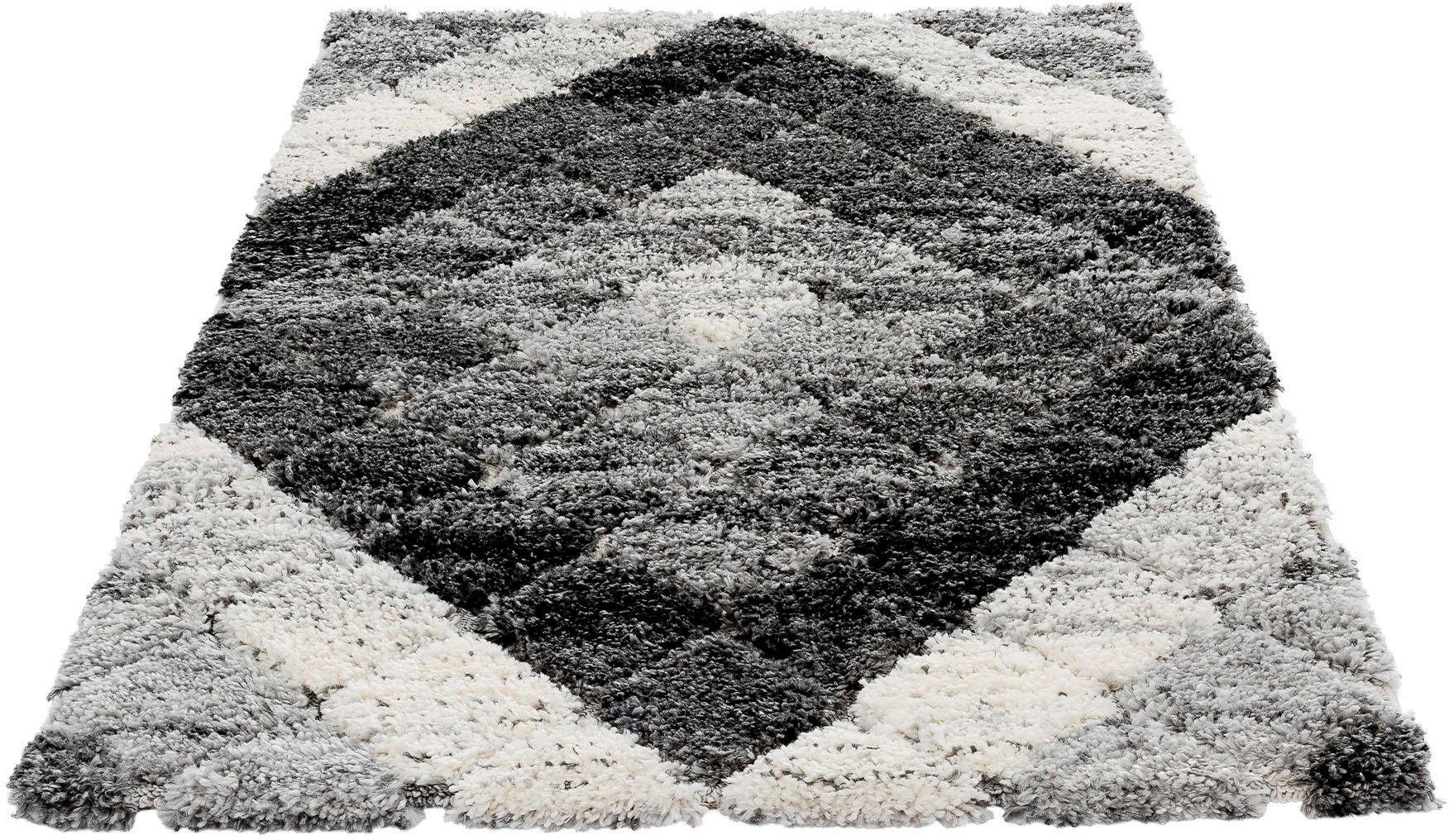Image of Sehrazat Hochflor-Teppich »Bahama 8815«, rechteckig, 30 mm Höhe, Hoch-Tief-Struktur, Wohnzimmer bei Ackermann Versand Schweiz