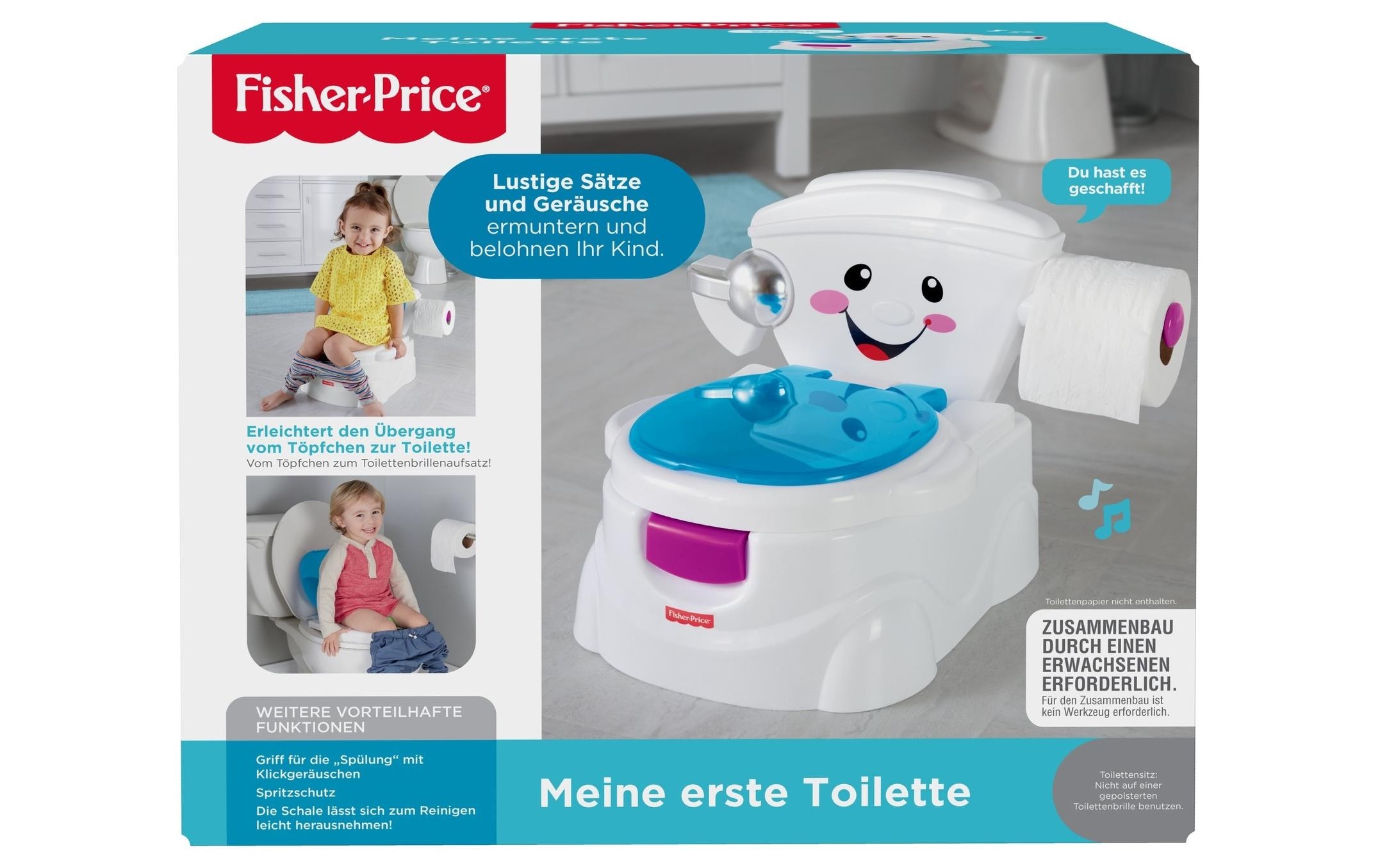 Fisher-Price® Kinder-WC »Meine erste Toilette«