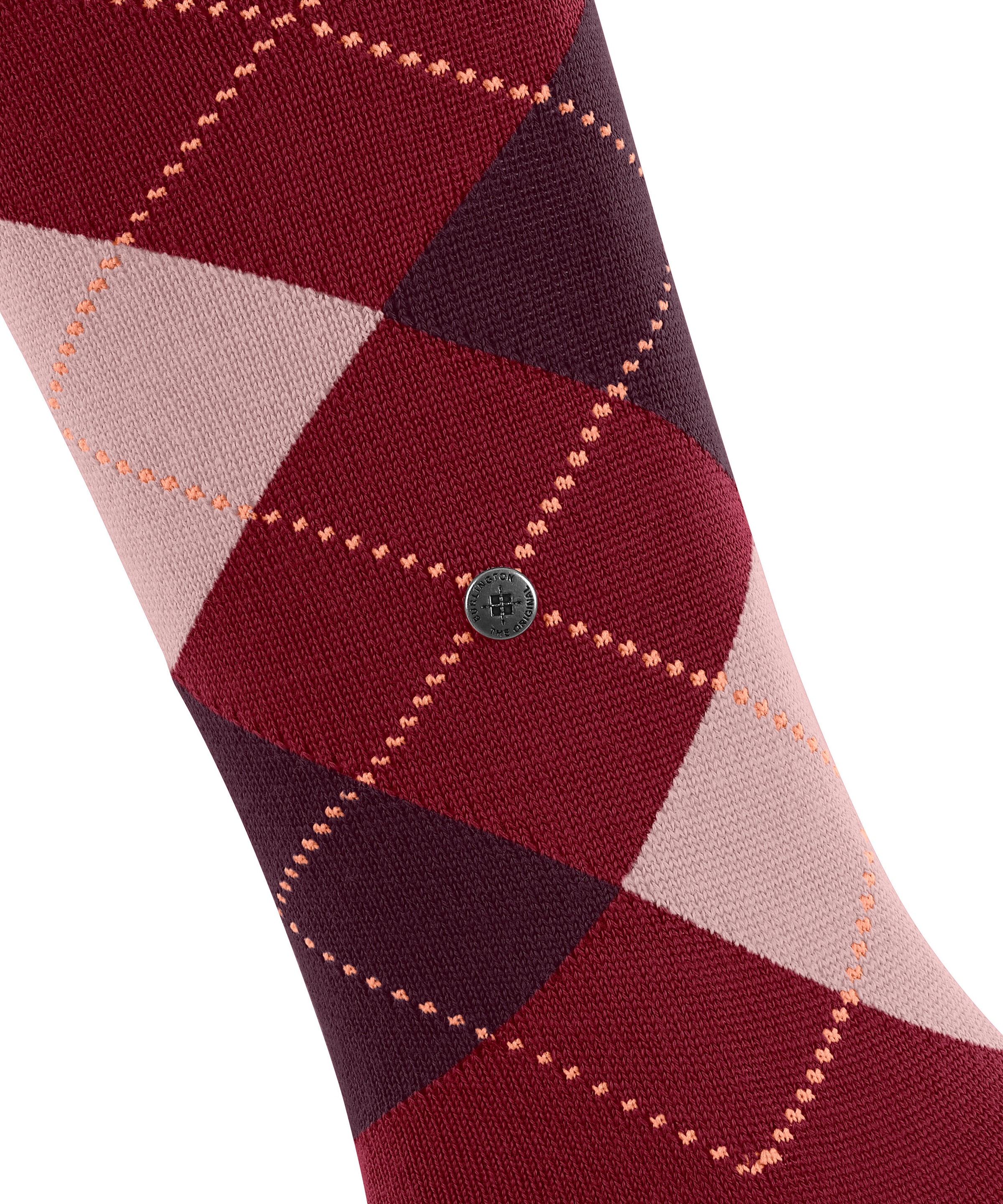 Burlington Mi-bas »Marylebone« taille unique 36-41, mélange laine chaud, motif argyle