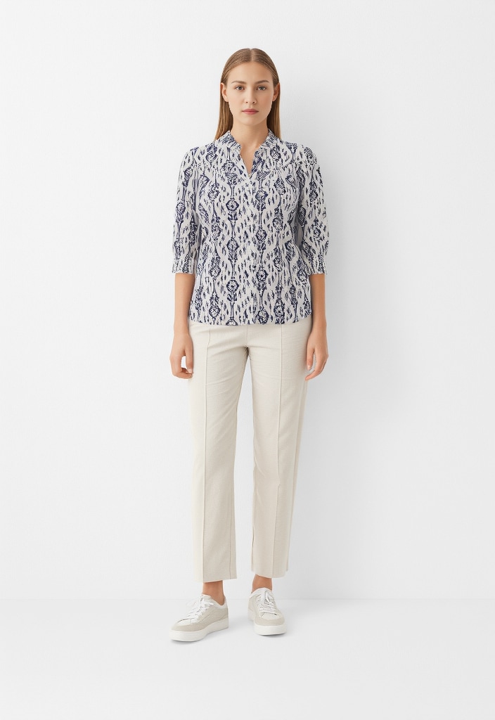 ONLY Kurzarmbluse »ONLRAYA 3/4 SHIRT WVN NOOS« Viskose, regular fit