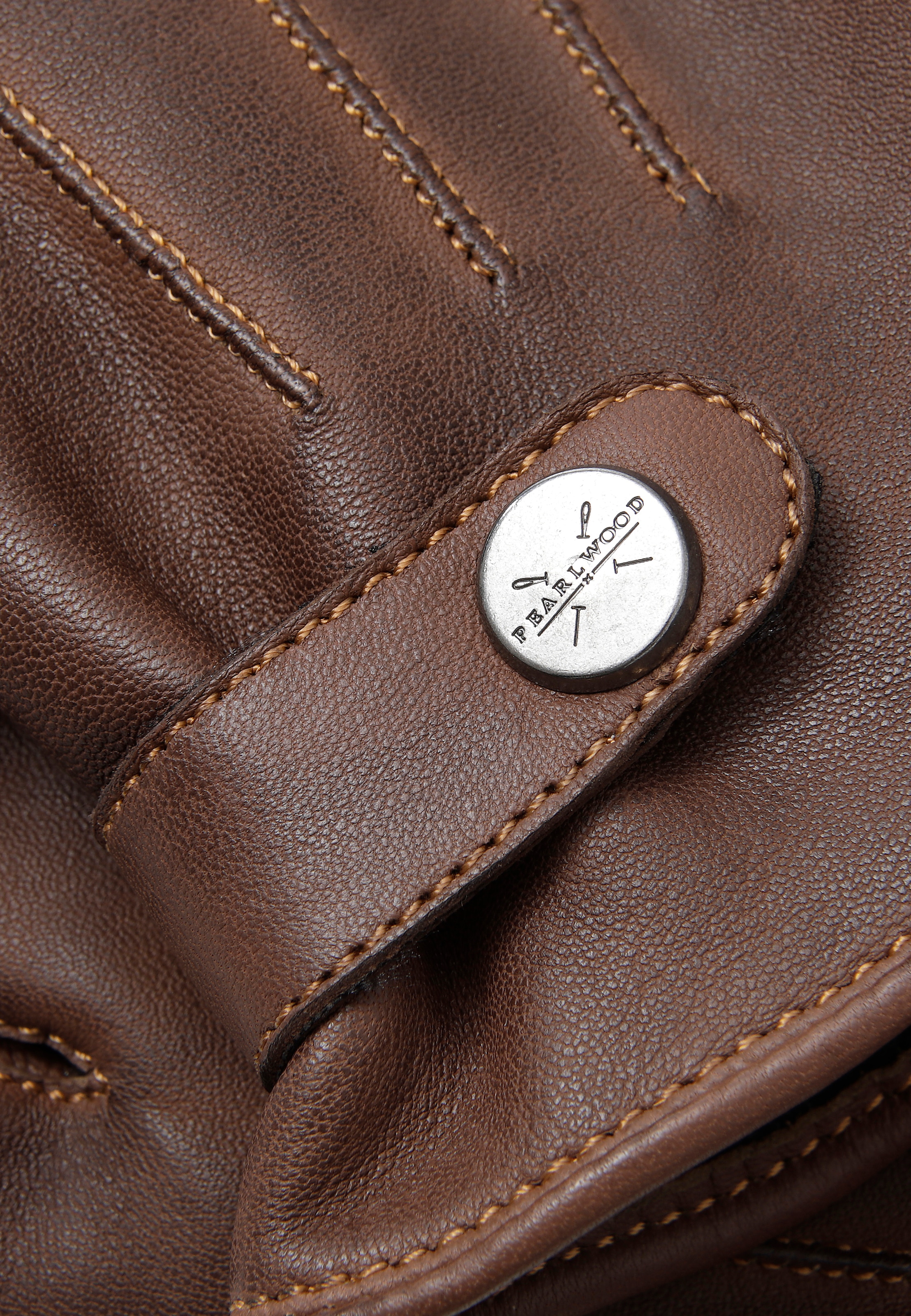 PEARLWOOD Gants en cuir mit verstellbarem Riemen