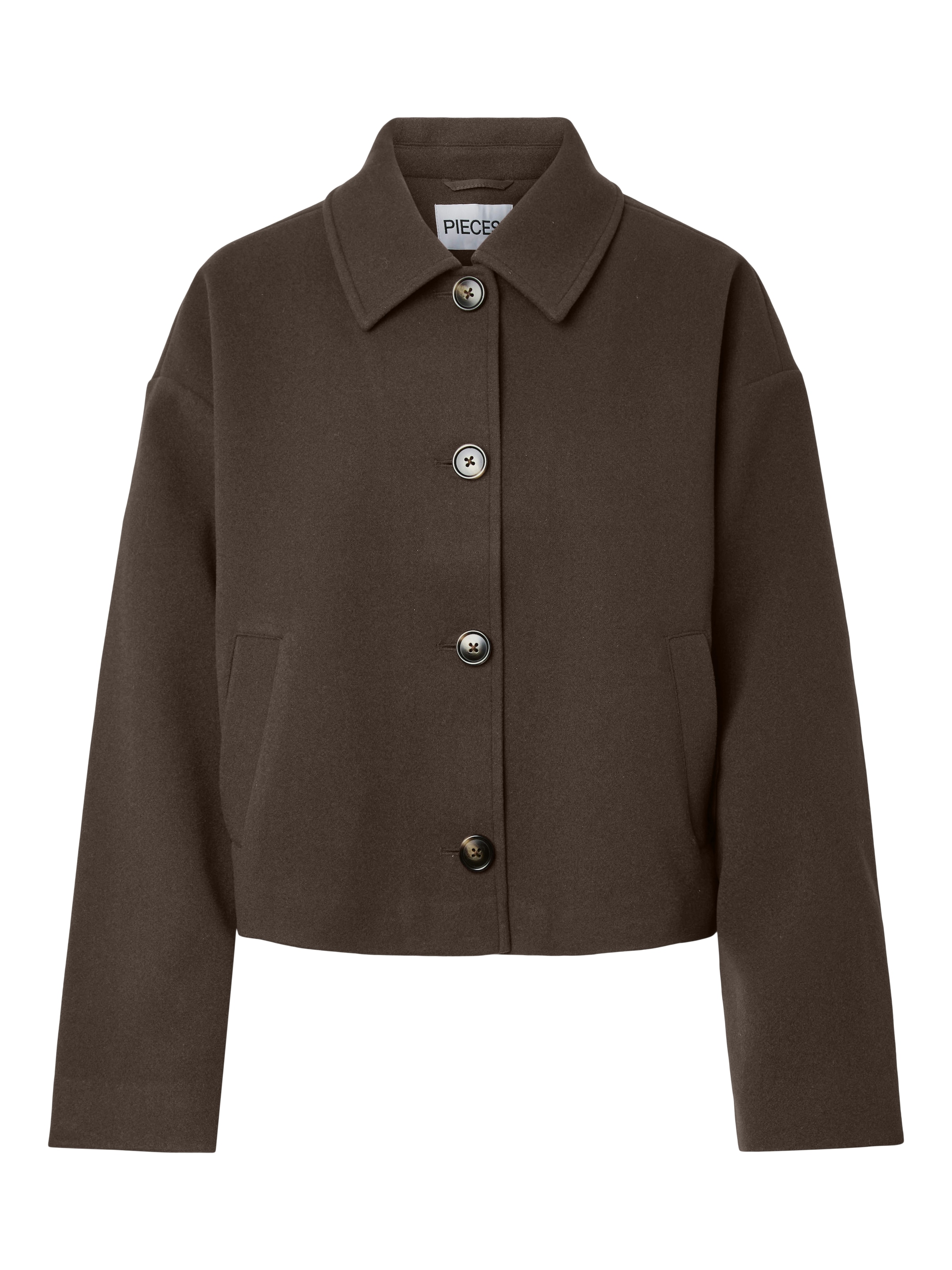 pieces Veste courte »PCAYA SHORT COAT NOOS BC« Kunstfaser
