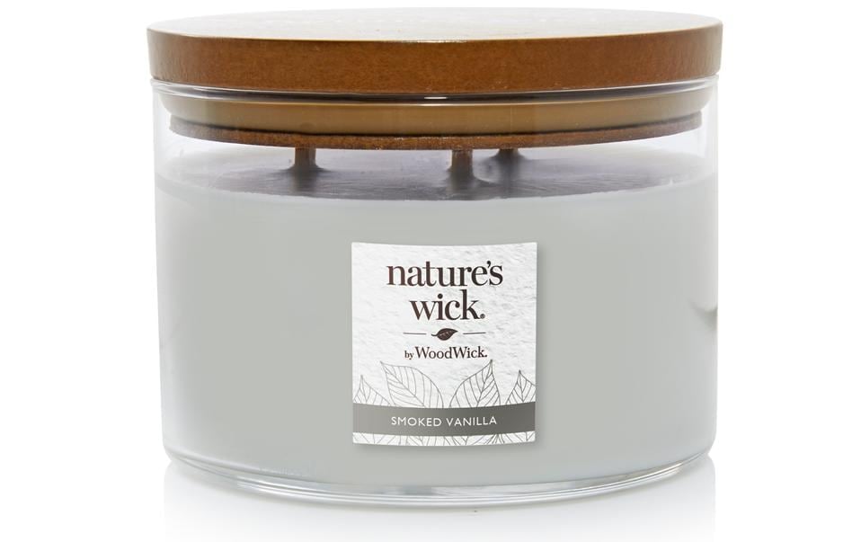 Duftkerze »Natures Wick Smoked Vanilla Large Tumbler«