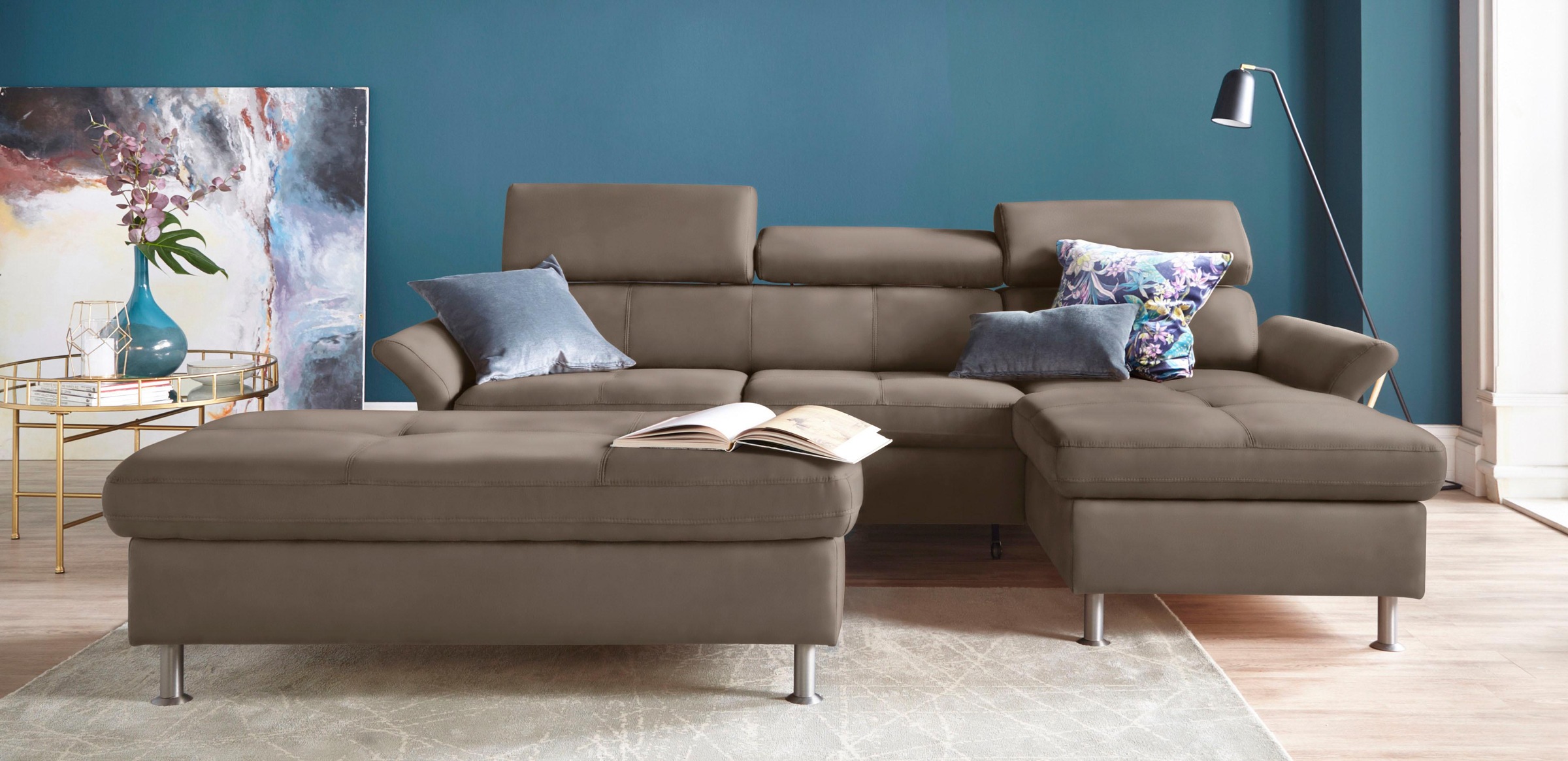 exxpo - sofa fashion Hocker »Maretto Bankhocker mit tollem Sitzkomfort«, praktisches Staufach unter der Sitzfläche