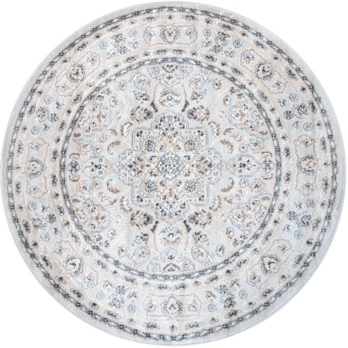 Image of Paco Home Teppich »Tuja 833«, rund, 7 mm Höhe, Kurzflor, Wohnzimmer bei Ackermann Versand Schweiz