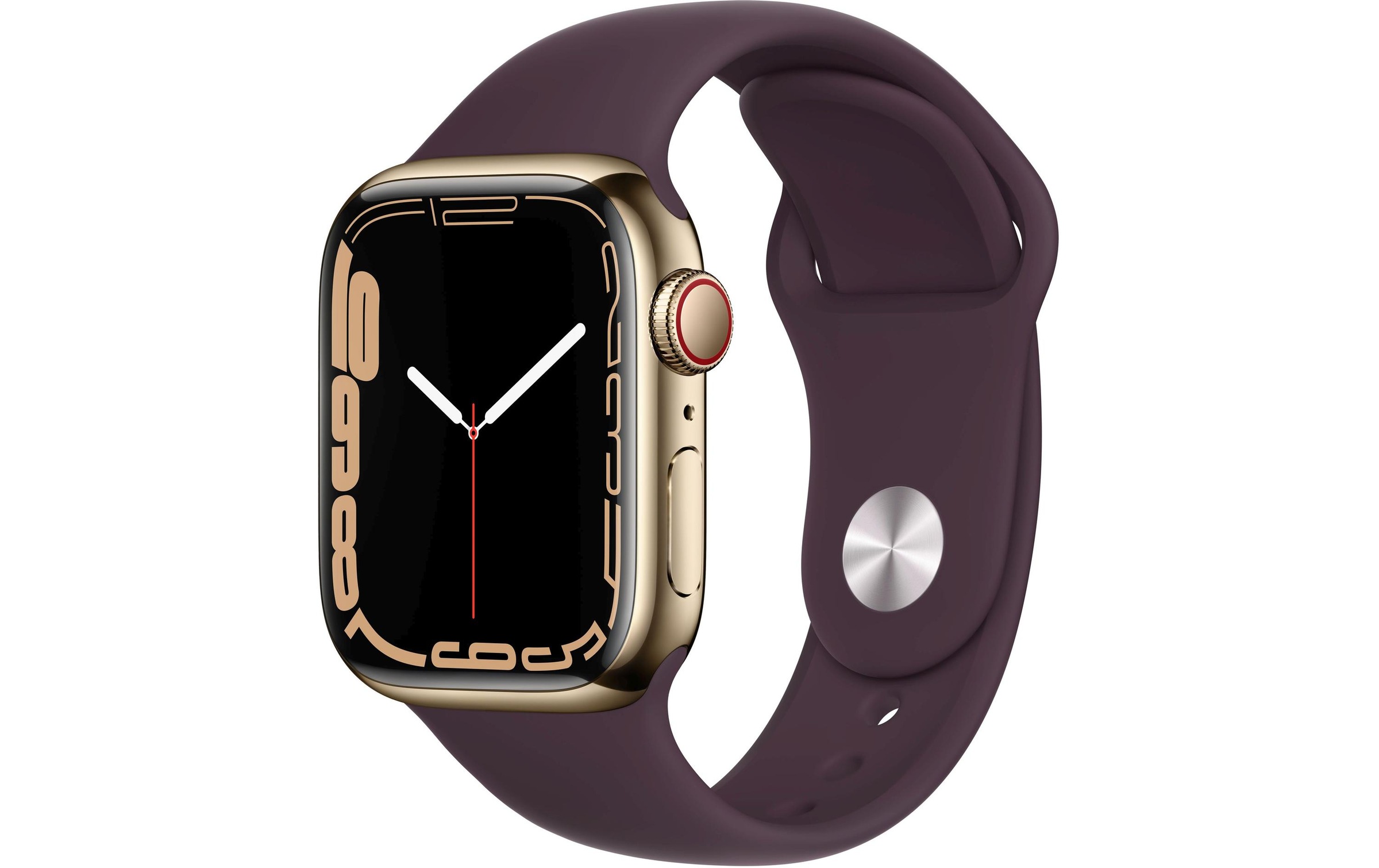 Image of Apple Smartwatch »Serie 7, GPS, 41 mm Edelstahlgehäuse mit Sportarmband«, (Watch OS MKHY3FD/A) bei Ackermann Versand Schweiz