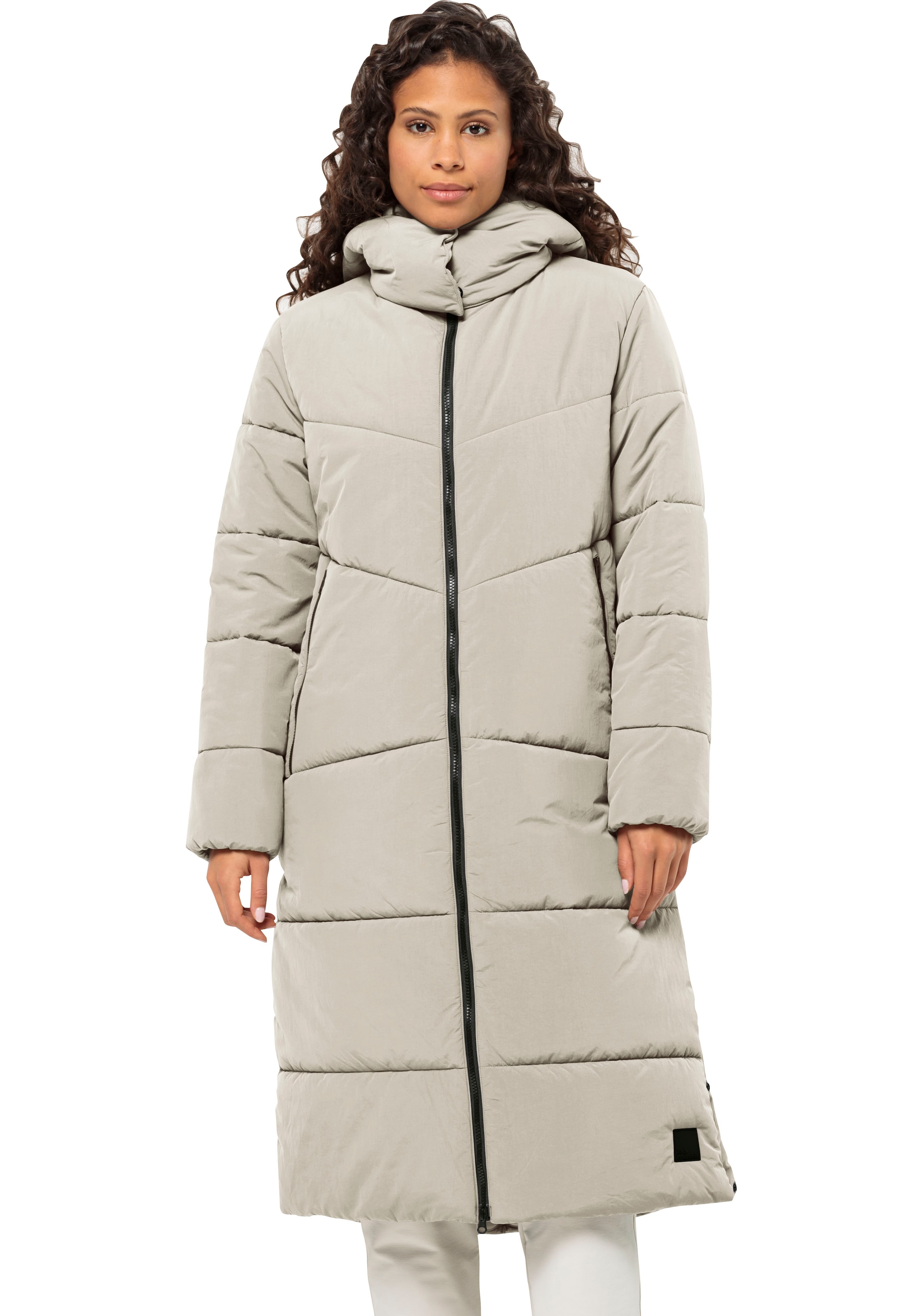 Jack Wolfskin Funktionsmantel »KAROLINGER LONG COAT W«, mit Kunstfaserfüllung