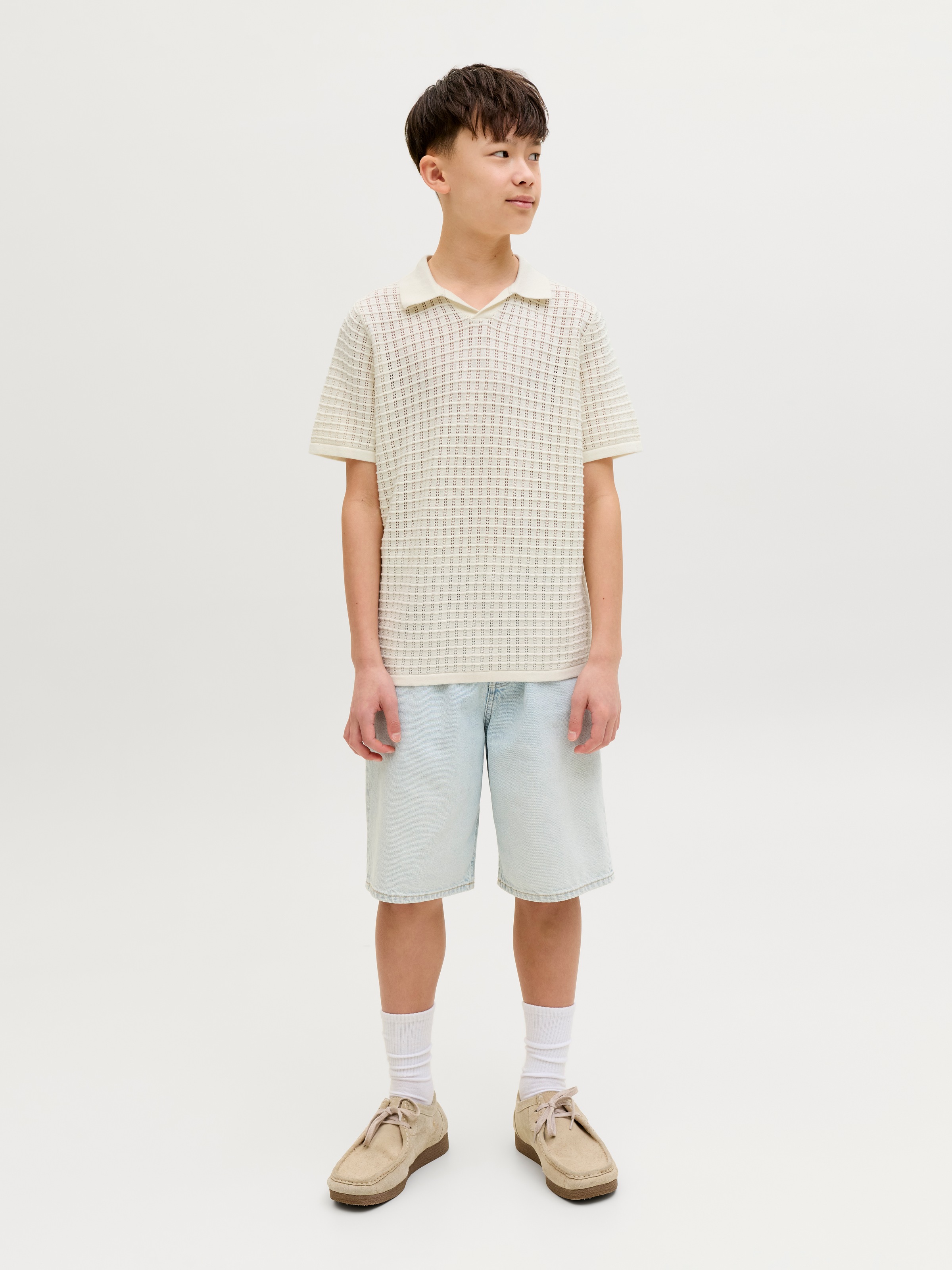 Jack & Jones Junior Pull à col polo »JORNANTUCKET SPLIT NECK POLO JNR«