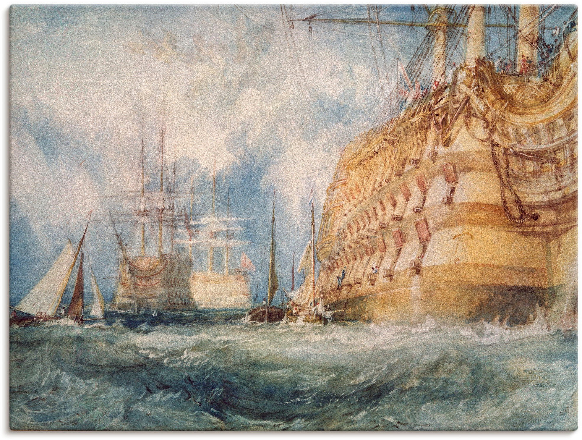 Image of Artland Wandbild »Die Ausrüstung eines Kriegsschiffes«, Boote & Schiffe, (1 St.), in vielen Grössen & Produktarten -Leinwandbild, Poster, Wandaufkleber / Wandtattoo auch für Badezimmer geeignet bei Ackermann Versand Schweiz