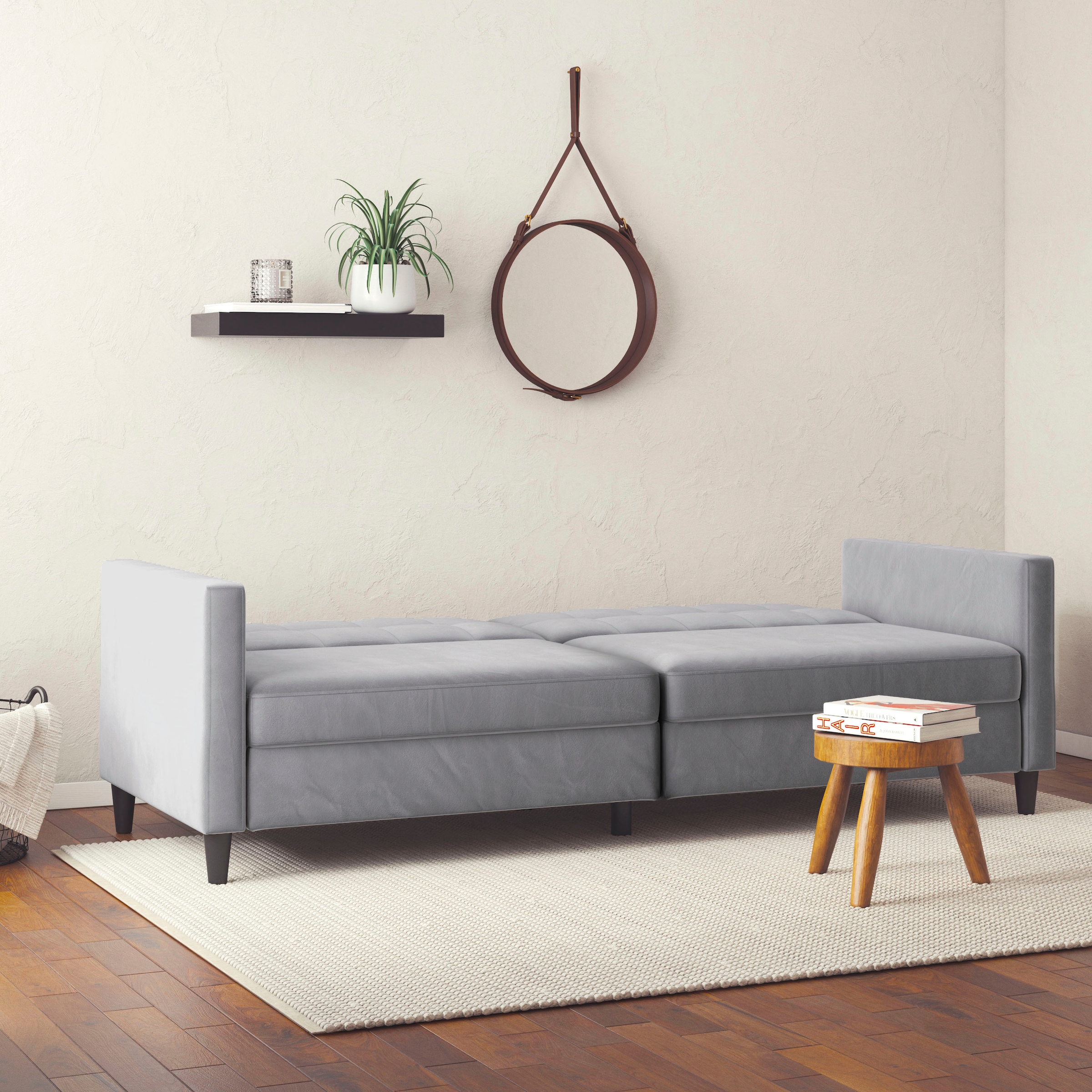 Dorel Home 3-Sitzer »Hartford II«, Bettfunktion, Rückenlehne 2-teilig, 3-fach verstellbar, Sitzhöhe 43 cm