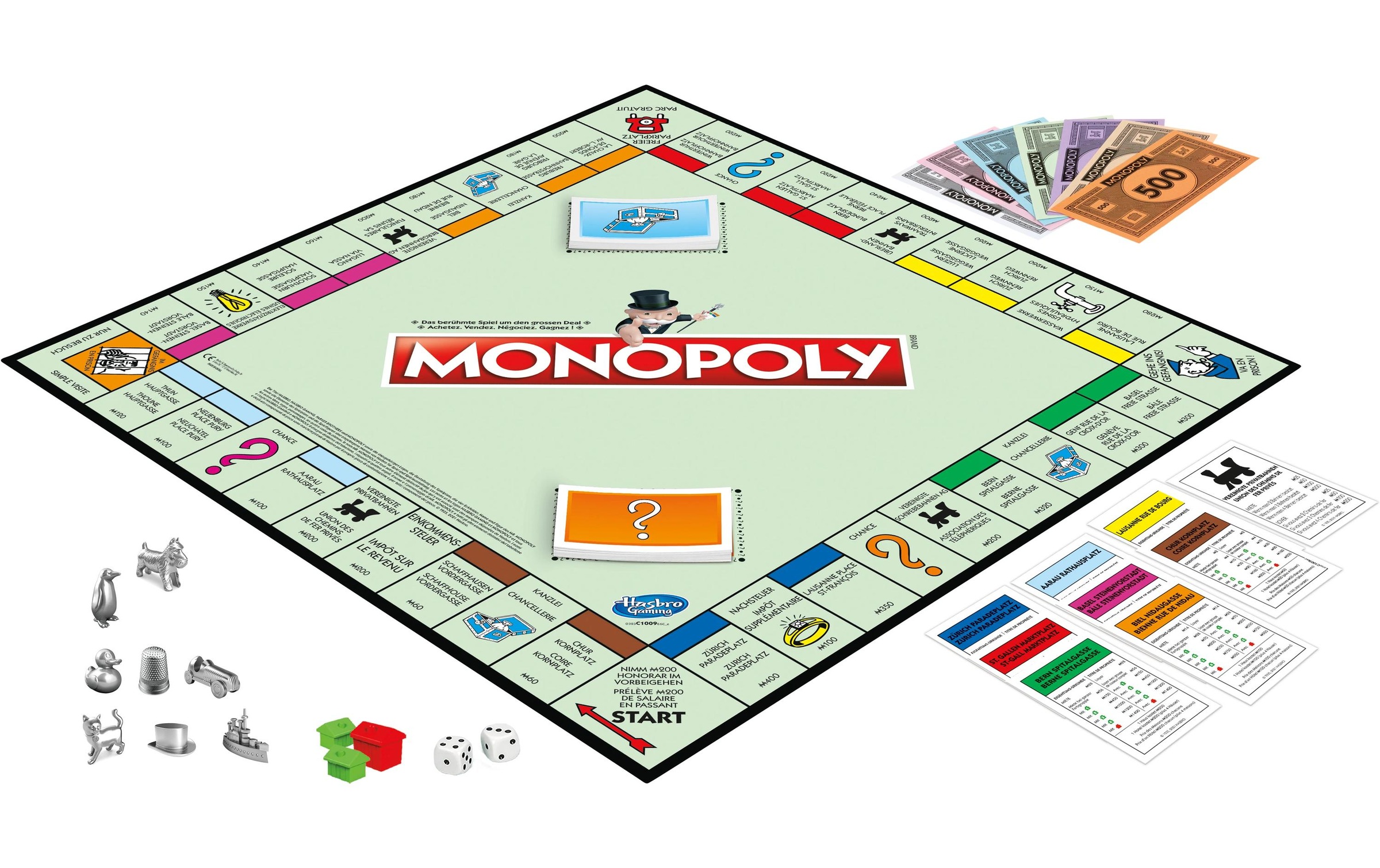 Hasbro Spiel »Monopoly Swiss Edition (DE/FR/IT)«