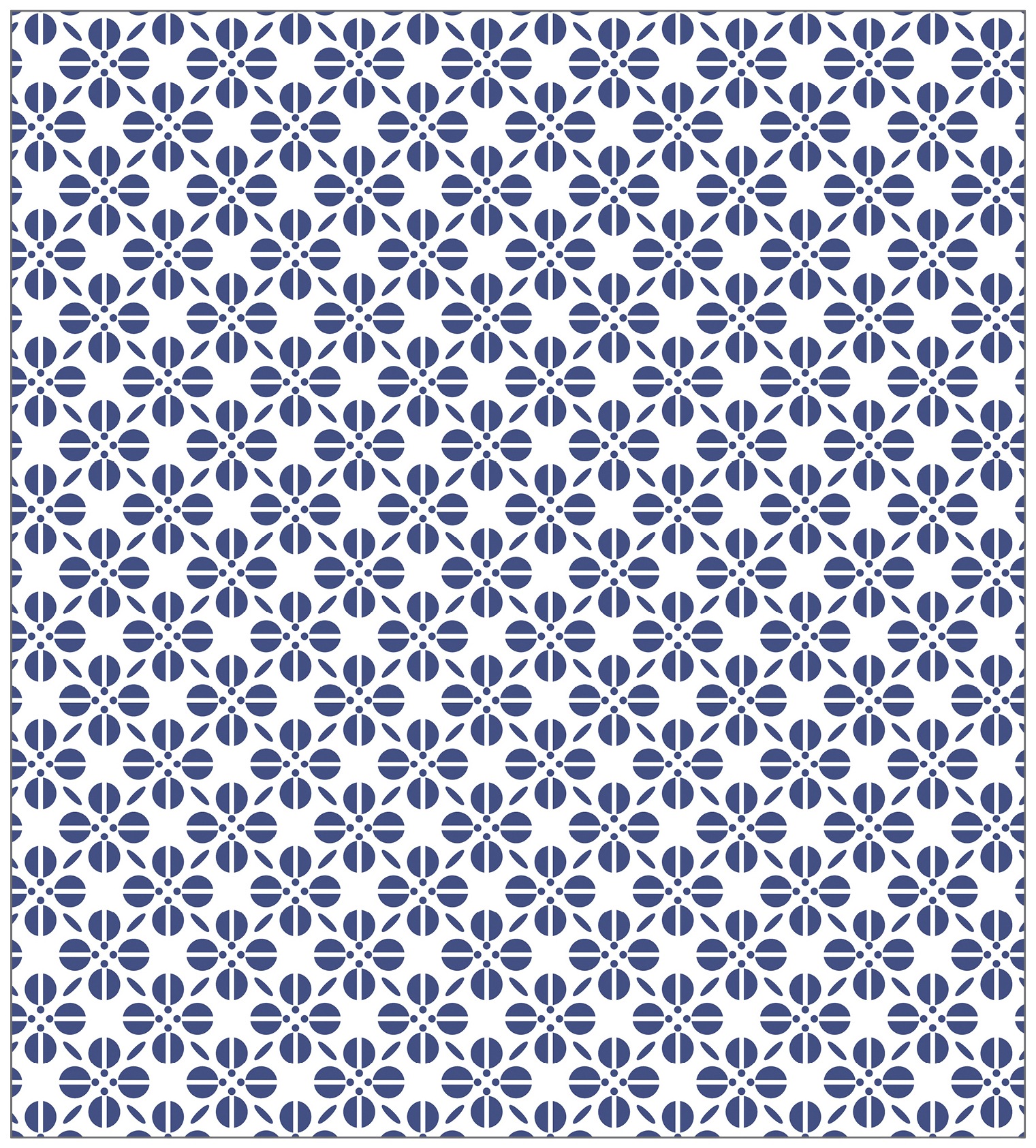 Image of MySpotti Fensterfolie »Look Grafik Blumenmuster blau«, halbtransparent, glattstatisch haftend, 90 x 100 cm, statisch haftend bei Ackermann Versand Schweiz