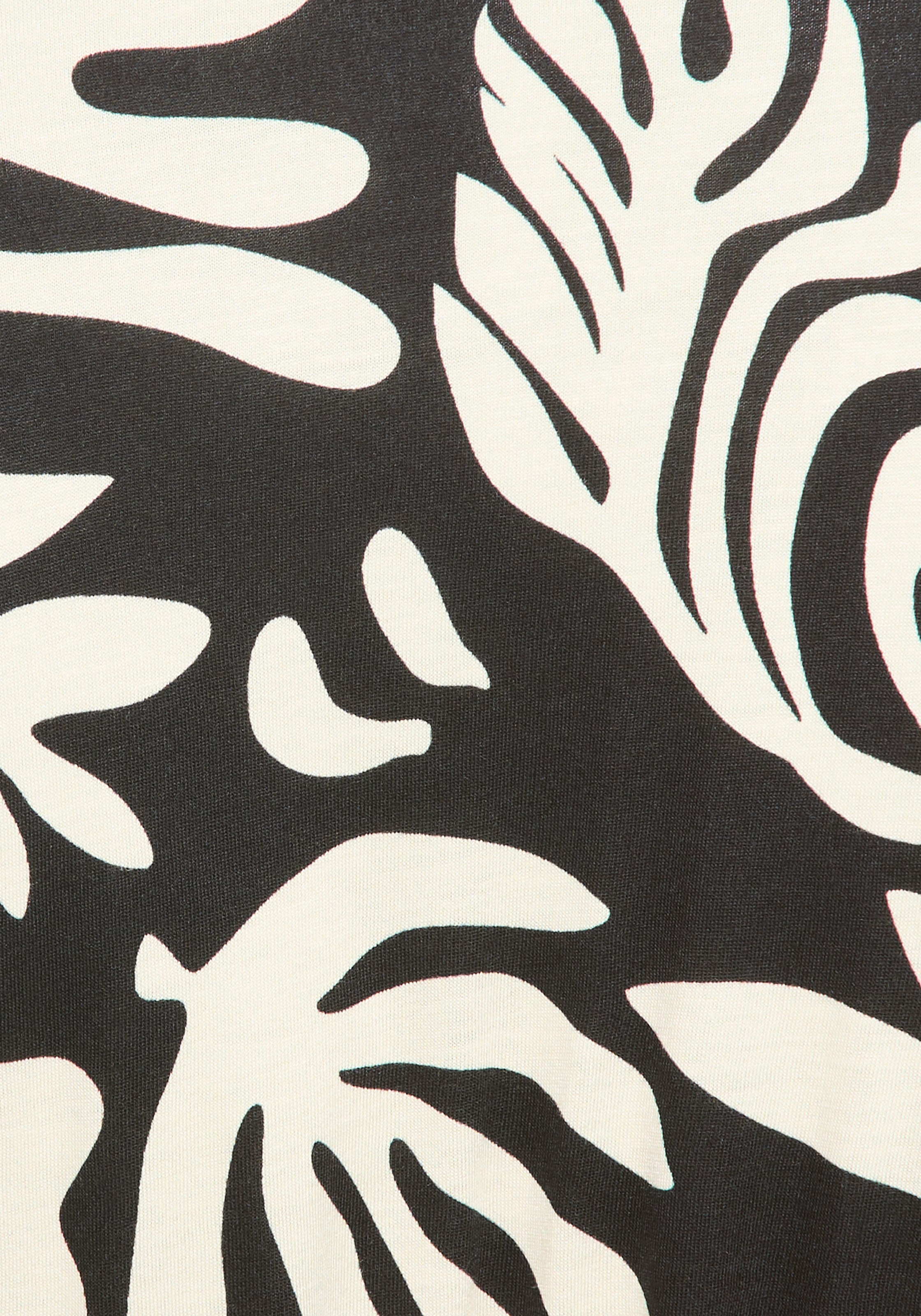 French Connection Kimono 1-teilig,  im zeitlosen Schwarz-Weiss-Look