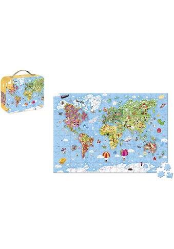 Puzzle »Weltkarte«