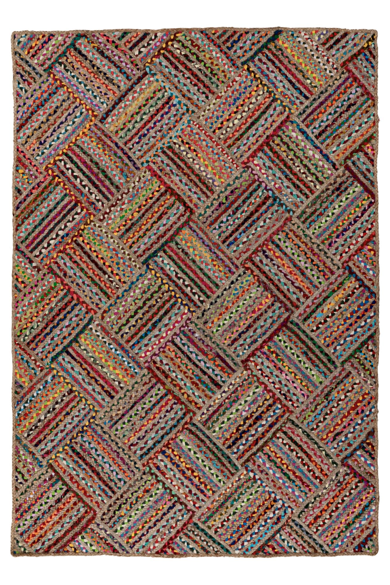 Image of Kayoom Teppich "Tulum 355" rechteckig 8 mm Höhe Kurzflor, Handgeknotet, Vegan, Fussbodenheizungsgeeignet, Wohnzimmer