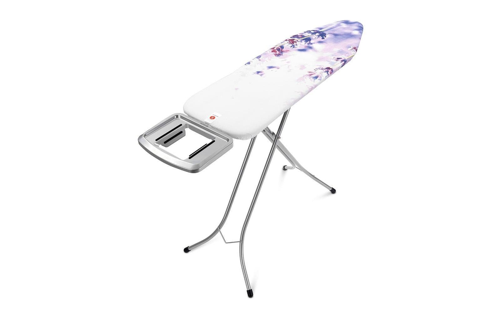 Brabantia Bügelbrett »Metallic Lavendel mit Dampfbügeleisenablage«, Bügelfläche 38 cmx124 cm