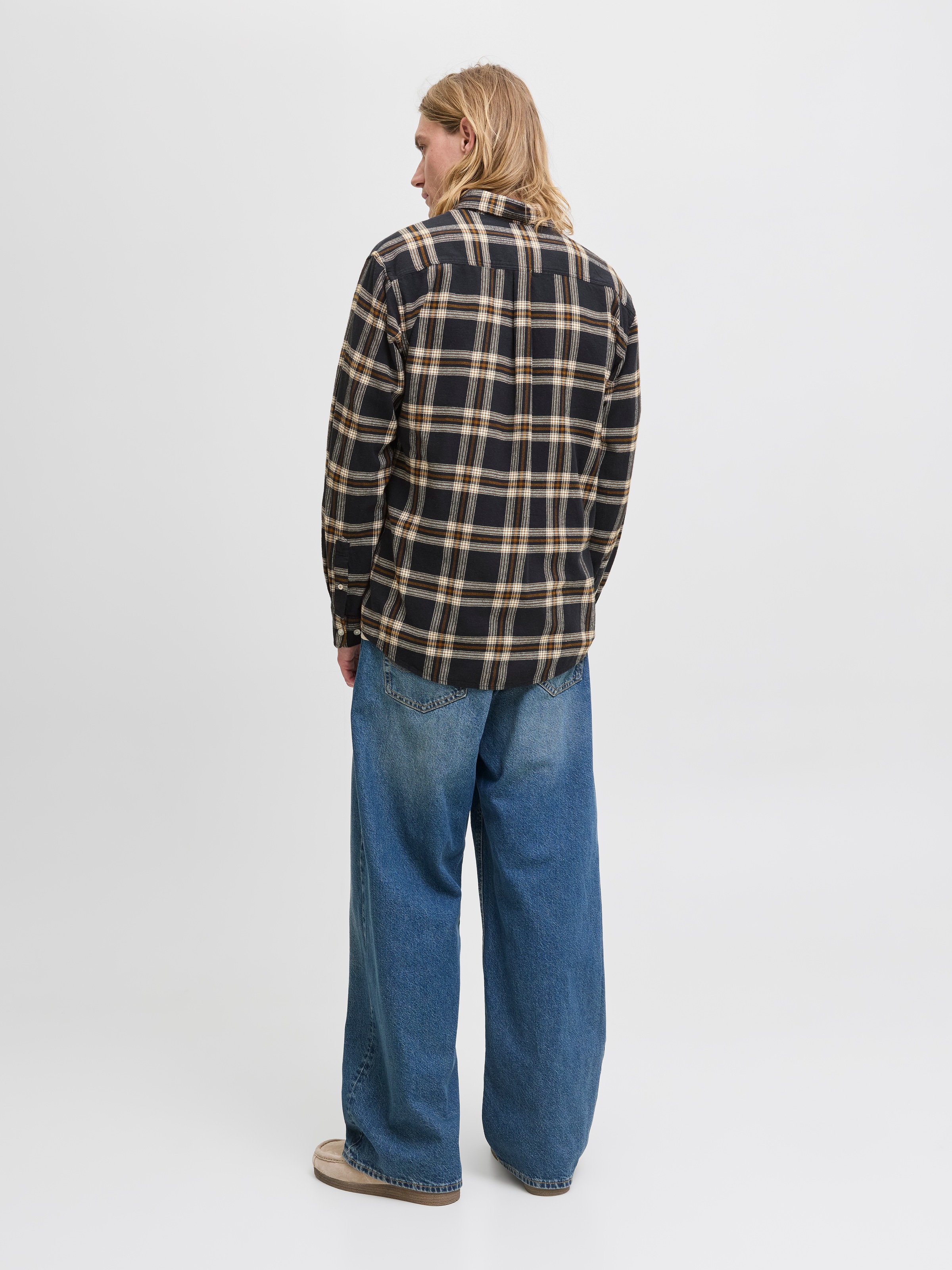 Jack & Jones Langarmhemd »JJECLASSIC FLANNEL CHECK SHIRT LS SN«