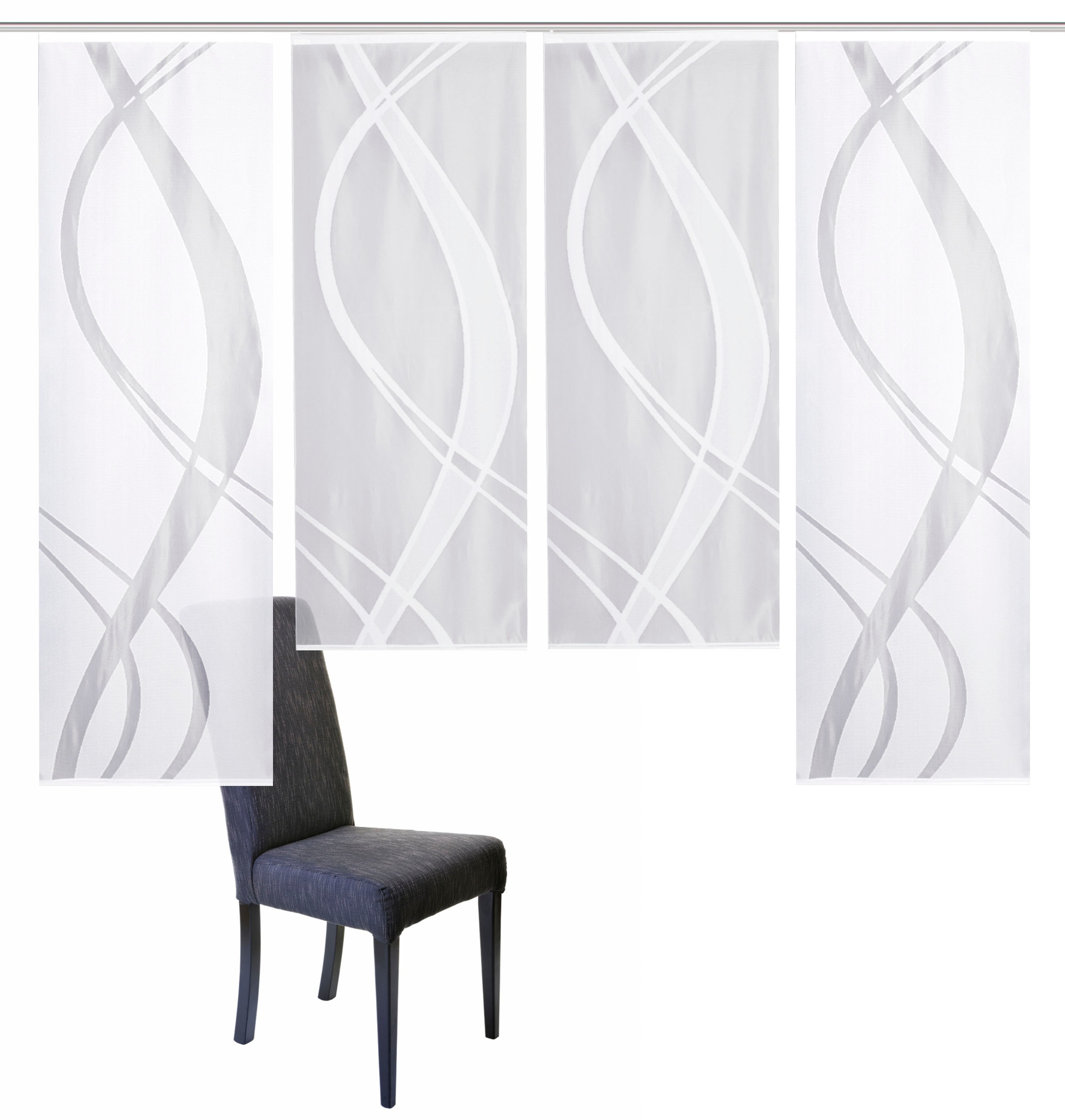 Image of HOME WOHNIDEEN Schiebegardine »TIBASA«, (4 St.), halbtransparent bei Ackermann Versand Schweiz