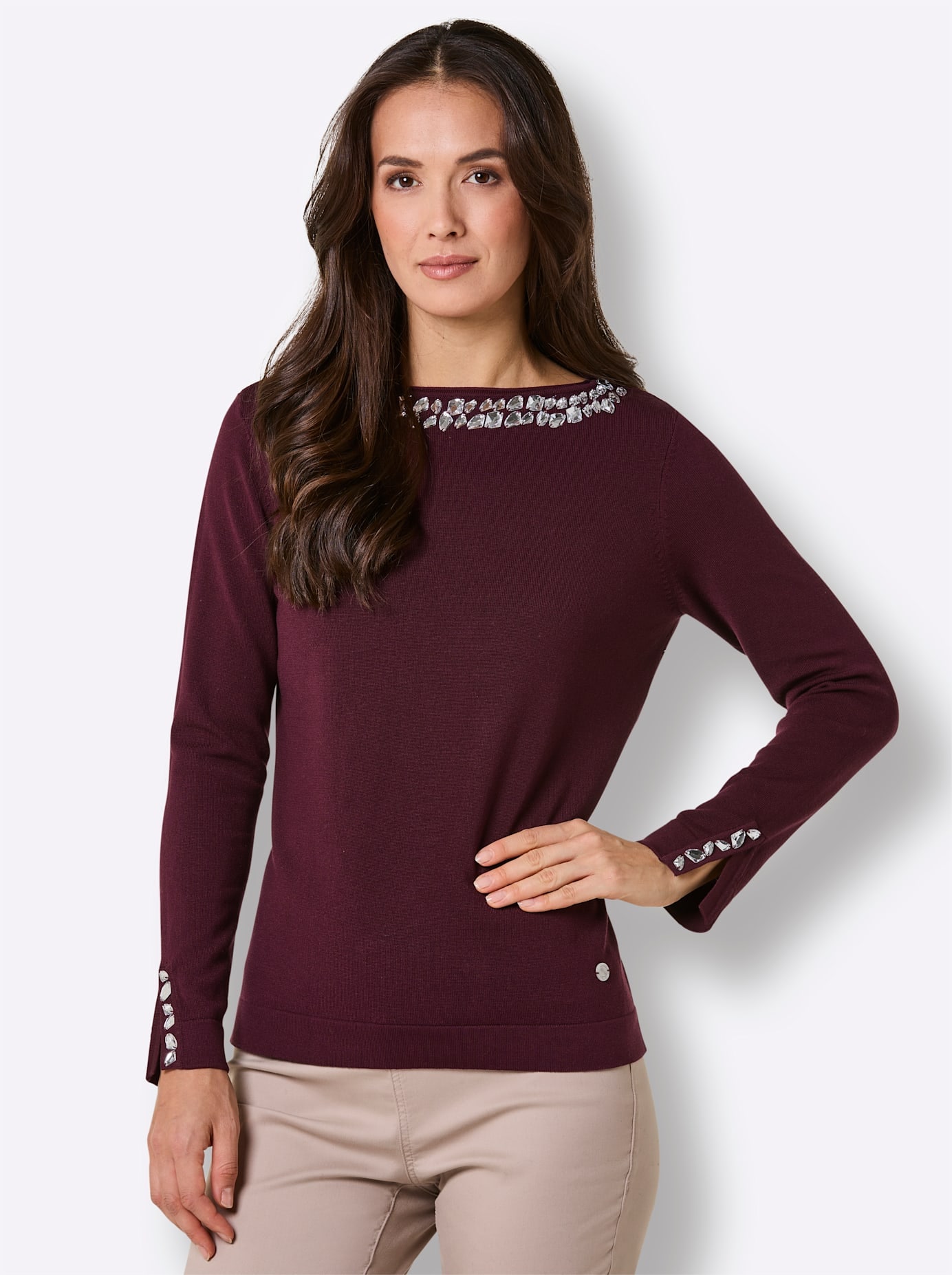 CREATION L PREMIUM Pull en tricot »Lyocell-Viskose-Pullover«