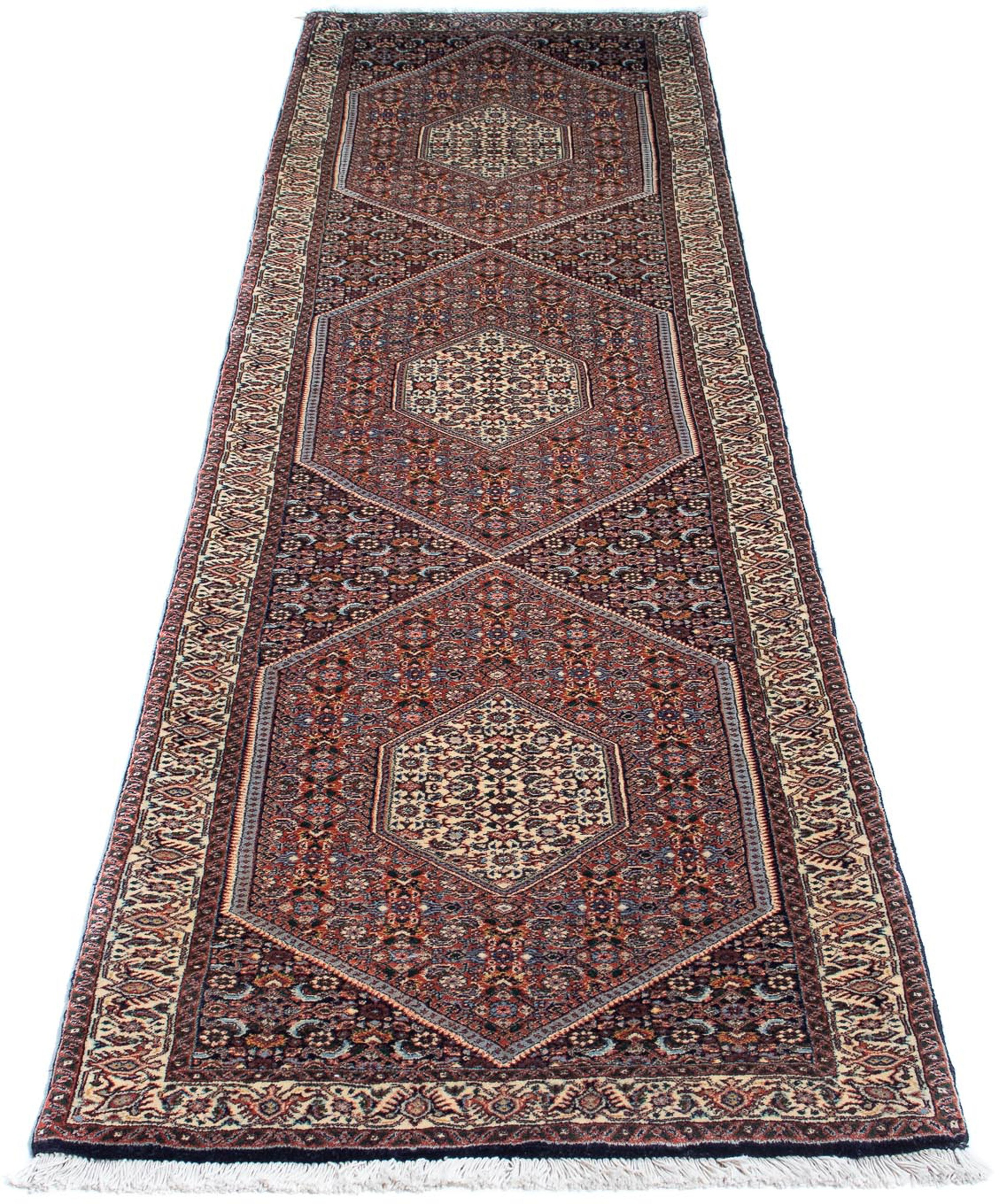 Image of morgenland Orientteppich »Perser - Bidjar - 287 x 70 cm - mehrfarbig«, rechteckig, 15 mm Höhe, Wohnzimmer, Handgeknüpft, Einzelstück mit Zertifikat bei Ackermann Versand Schweiz