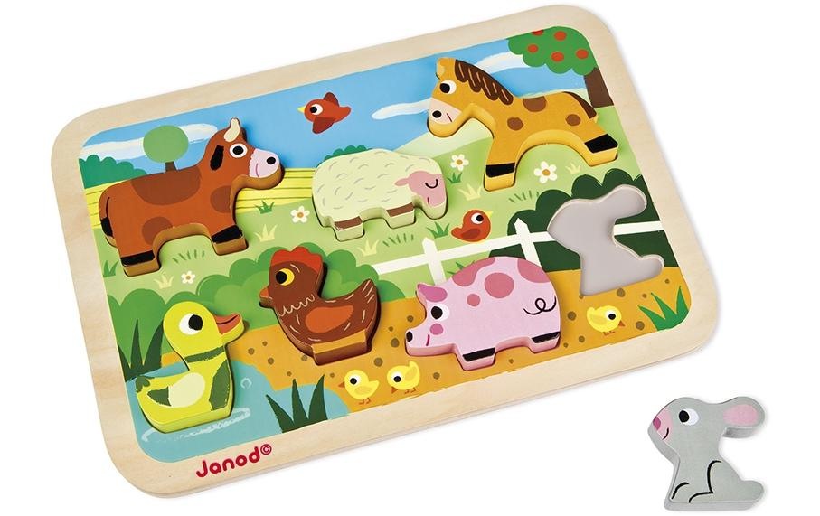 Image of Janod Lernspielzeug »Bauernhof 7-teilig« bei Ackermann Versand Schweiz