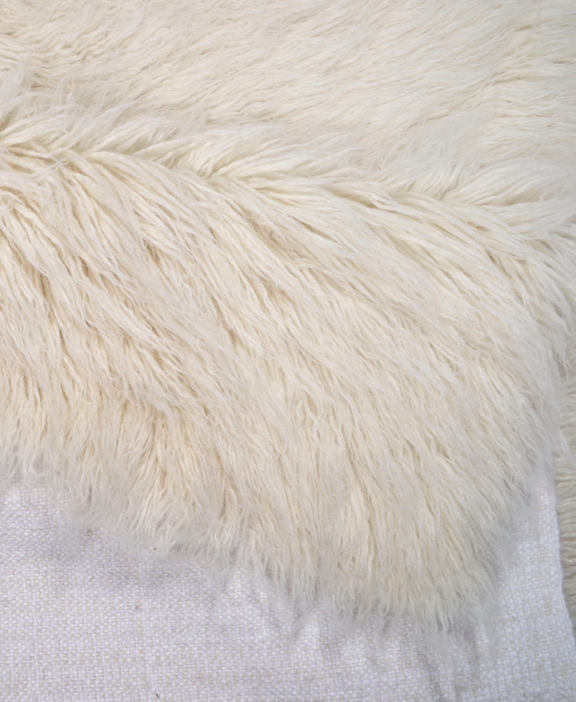 THEKO Wollteppich »Flokos kaufen Hochflor, Uni-Farben, bequem Wolle reine original rechteckig, 2«, griechischer Flokati