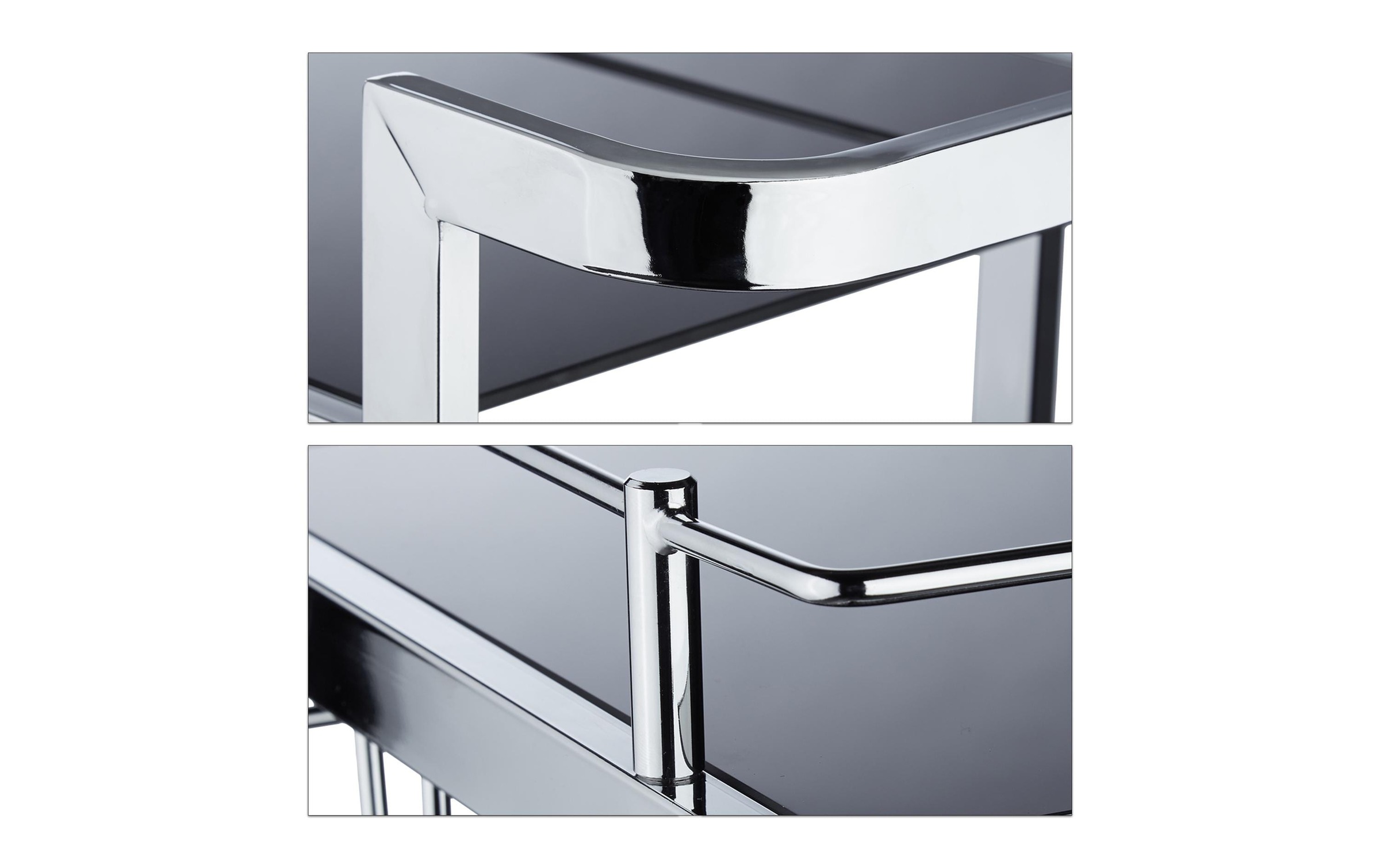 relaxdays Chariot de service »Baron 75 x 40 x 70 cm«