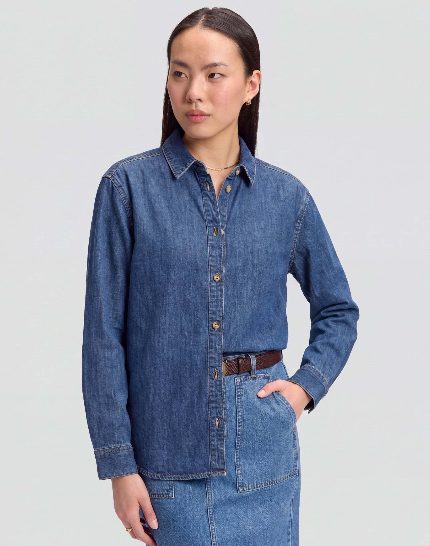 Image of Lee Jeansbluse "Lee Jeanshemd Classic"