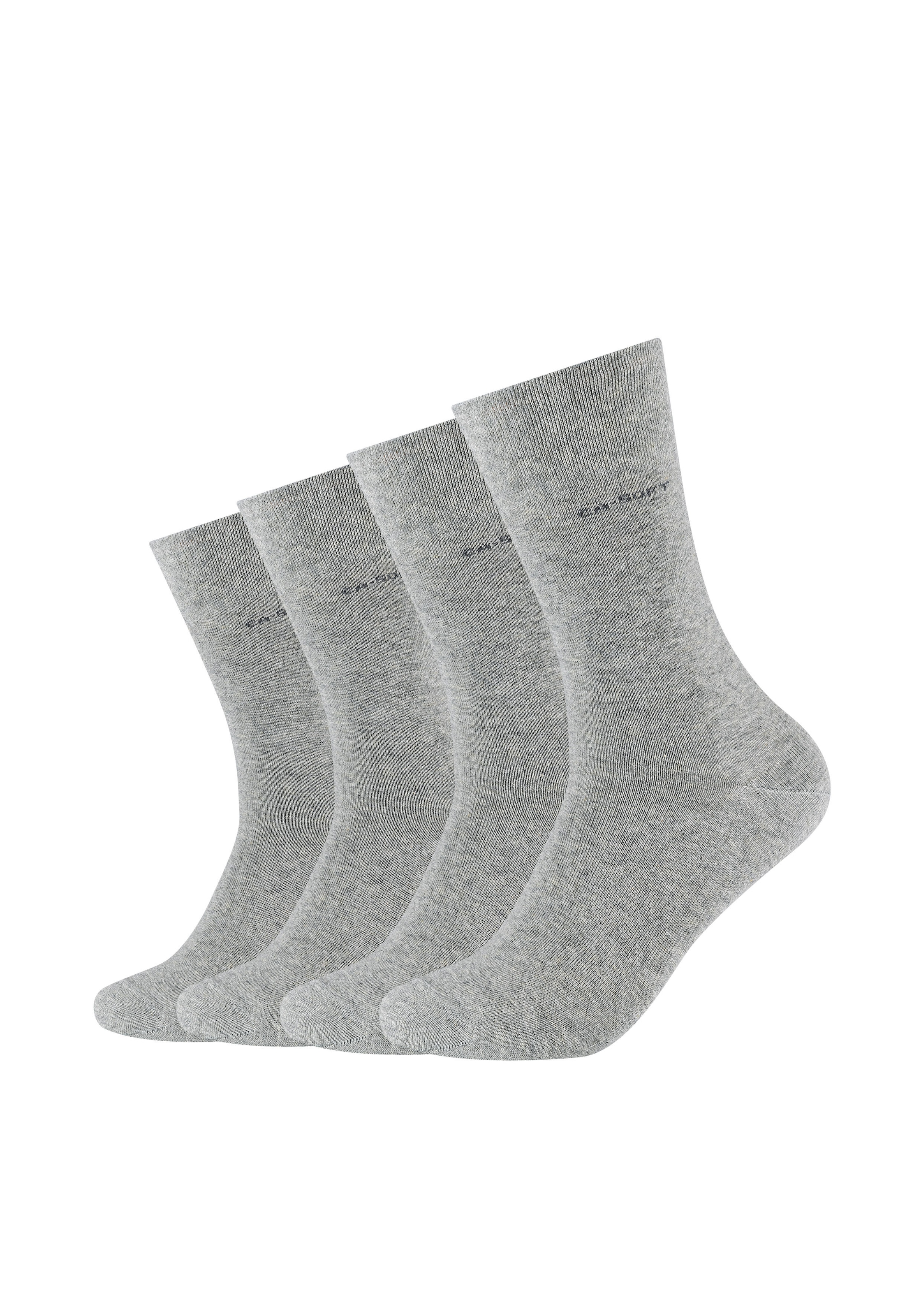 Socken, (Packung, 4er-Pack), mit verstärktem Fersen- und Zehenbereich