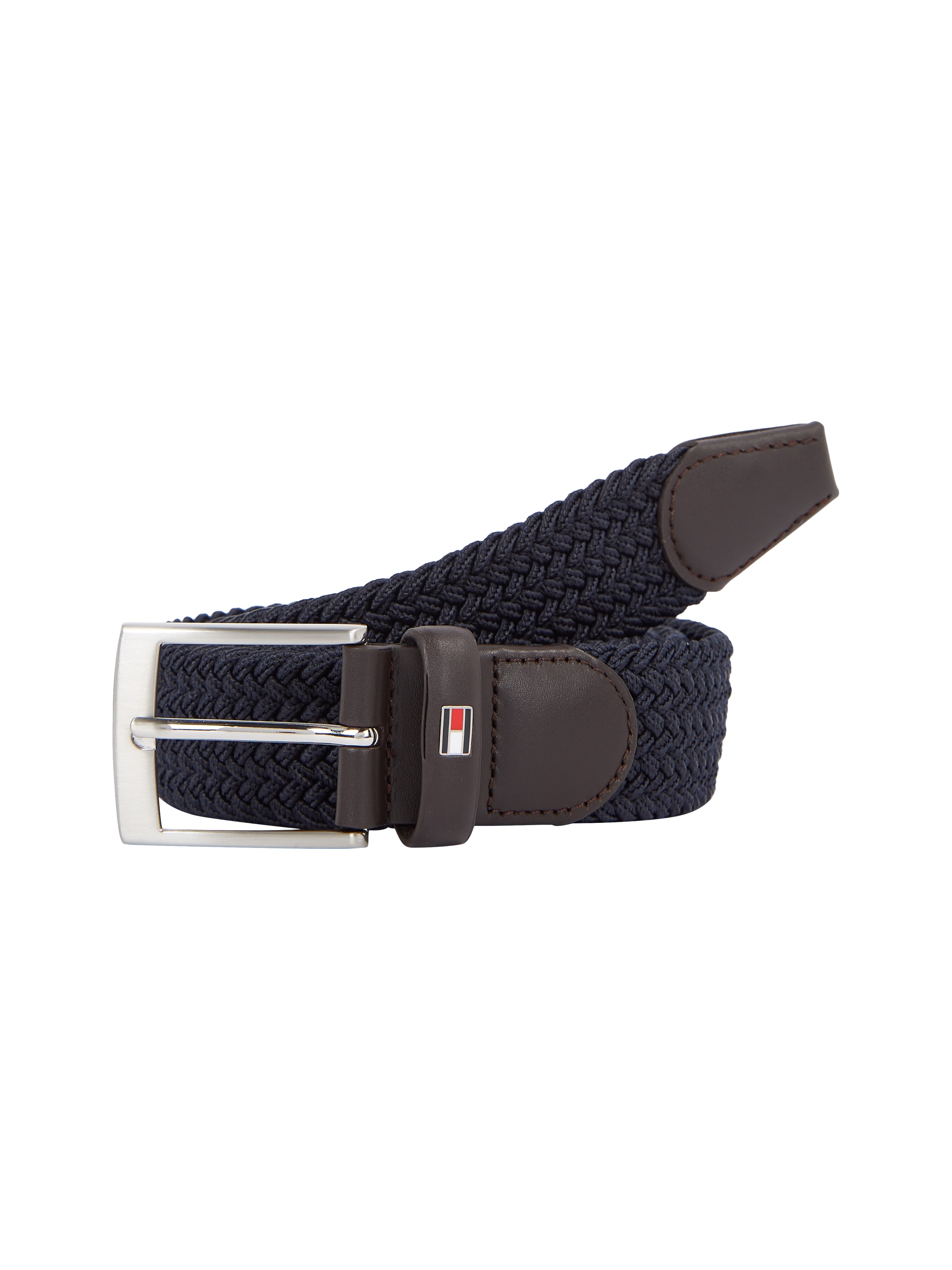 Image of Tommy Hilfiger Stoffgürtel "New Adan Belt 3,5 cm breit" NEW ADAN BELT aus geflochtenem Stretch-Gurtbandgewebe